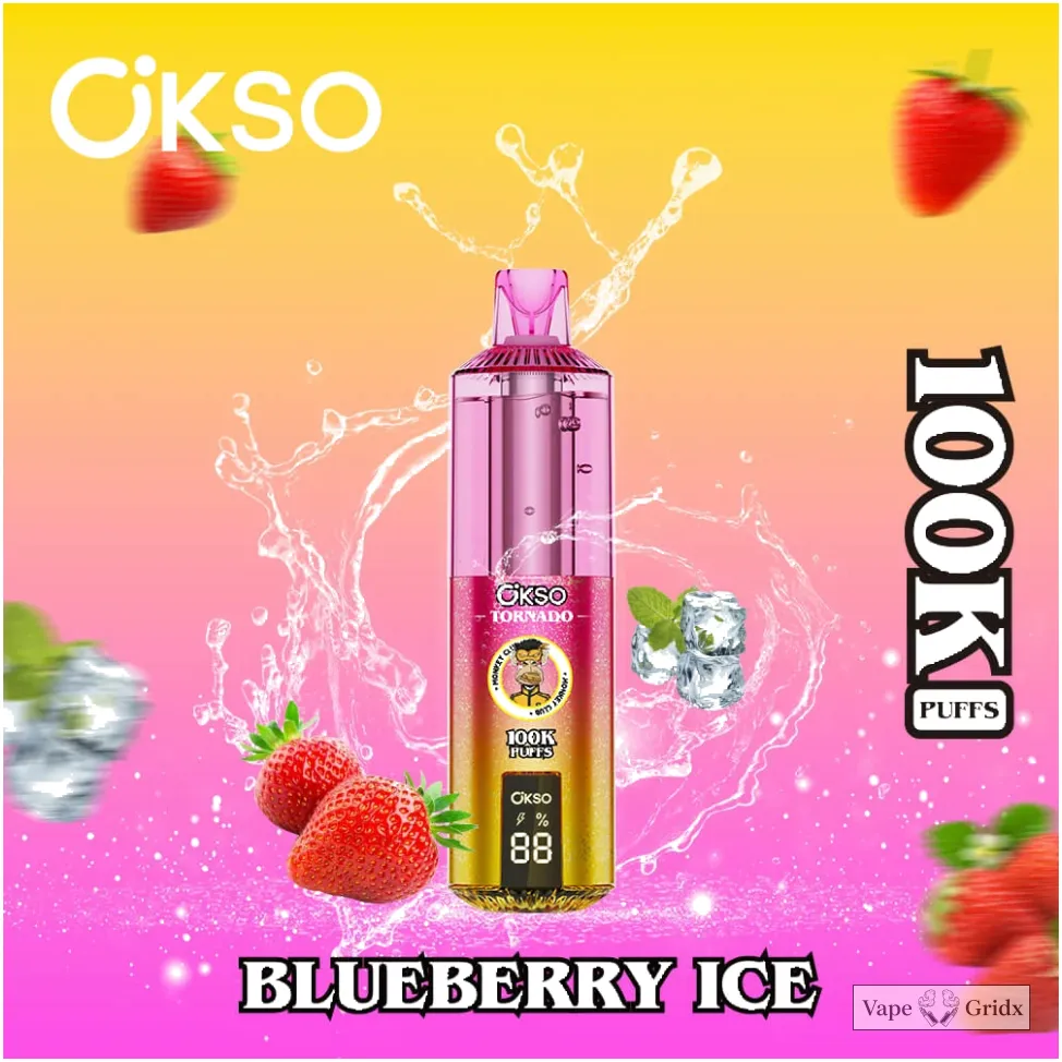 OKSO Tornado 100000 100K Trekjes Dual Mesh Wegwerp vape - image 12
