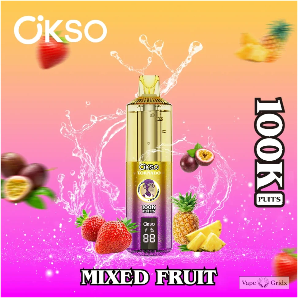 OKSO Tornado 100000 100K Trekjes Dual Mesh Wegwerp vape - image 13
