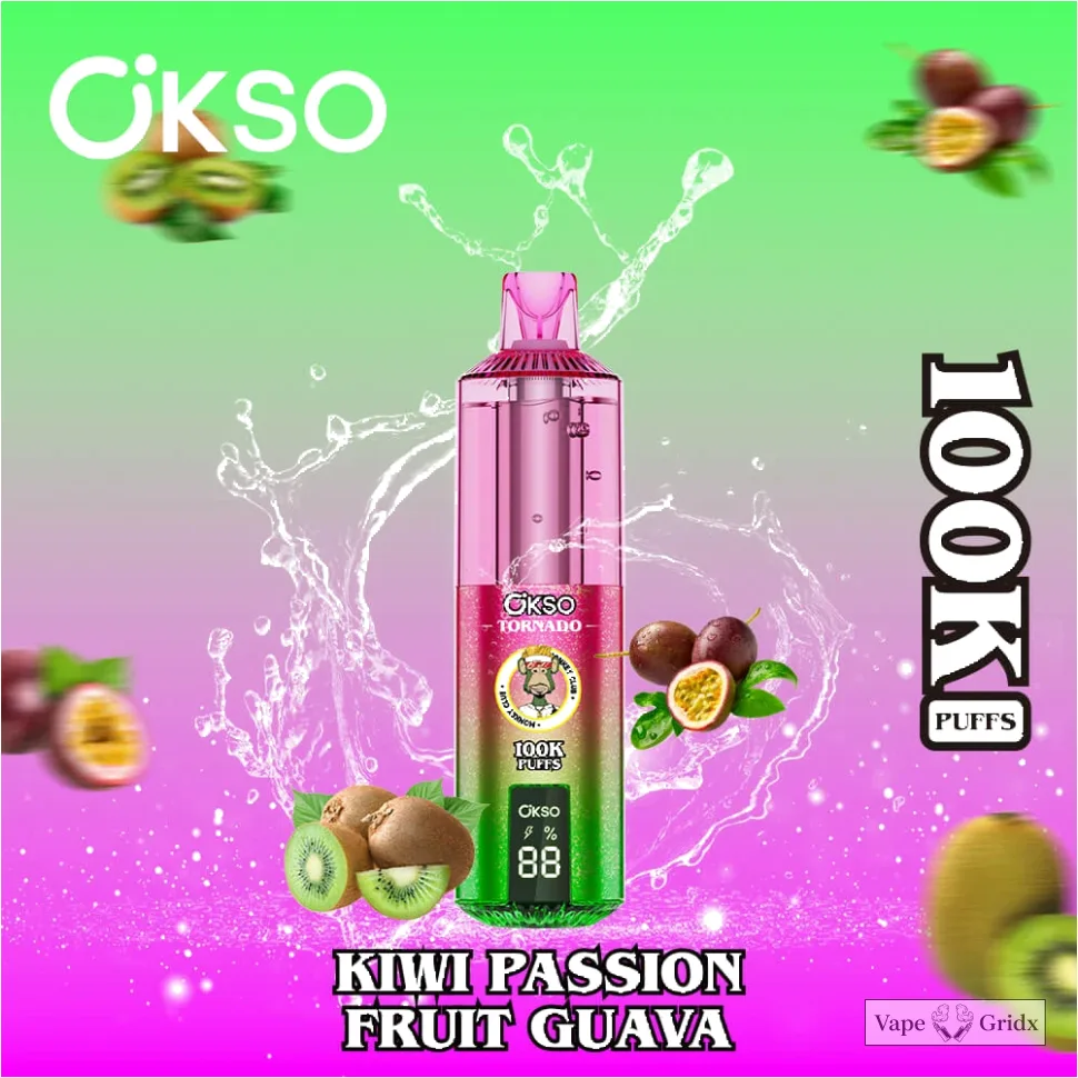 OKSO Tornado 100000 100K Trekjes Dual Mesh Wegwerp vape - image 14