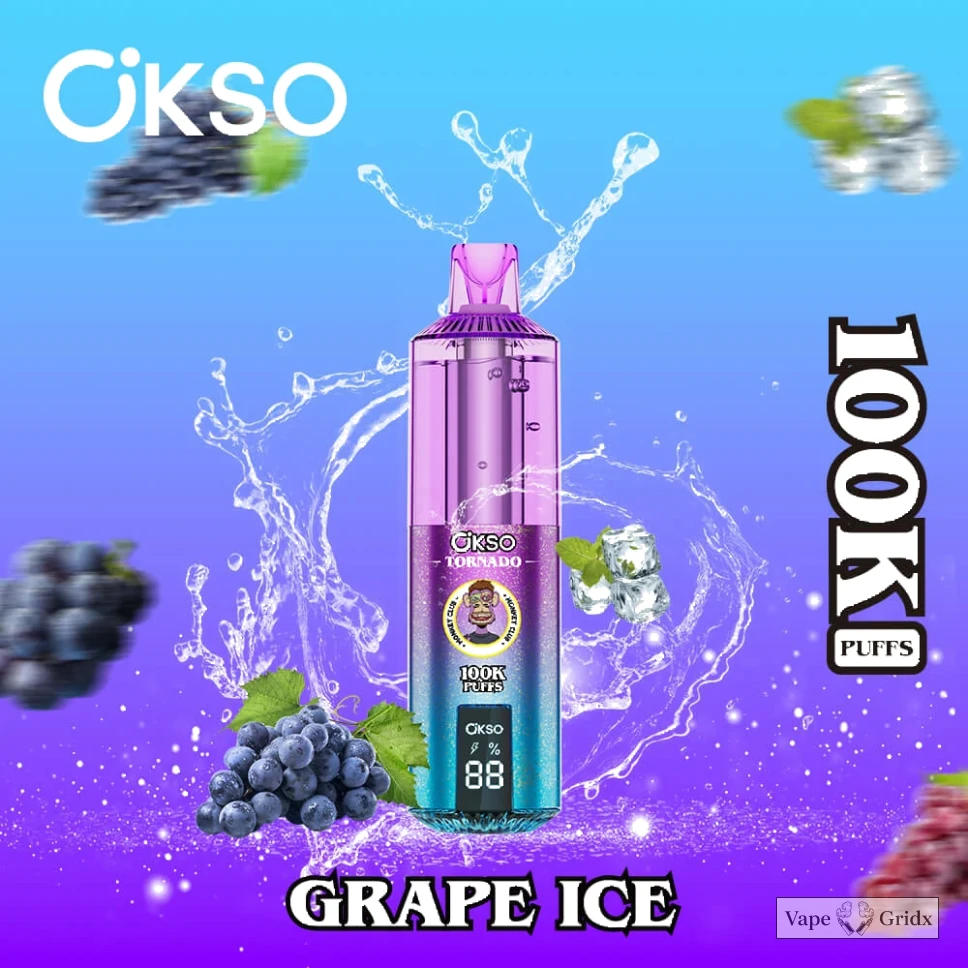 OKSO Tornado 100000 100K Trekjes Dual Mesh Wegwerp vape - image 15