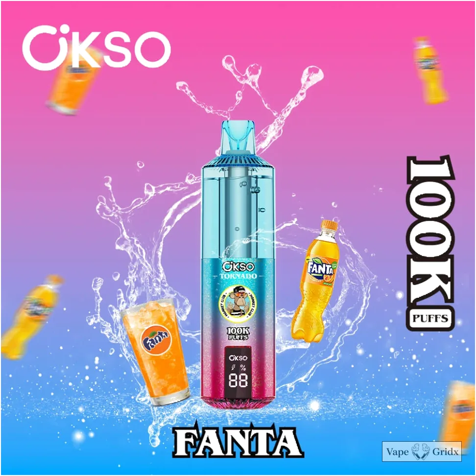 OKSO Tornado 100000 100K Trekjes Dual Mesh Wegwerp vape - image 17