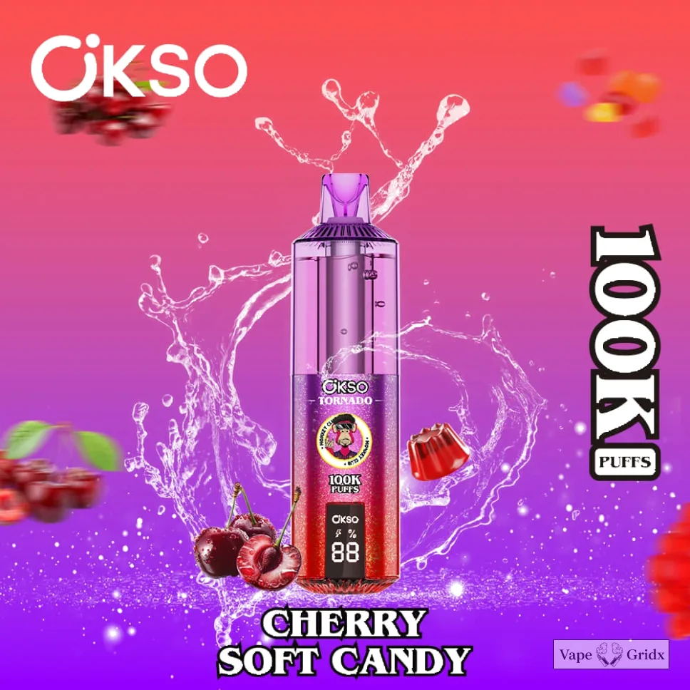 OKSO Tornado 100000 100K Trekjes Dual Mesh Wegwerp vape - image 3