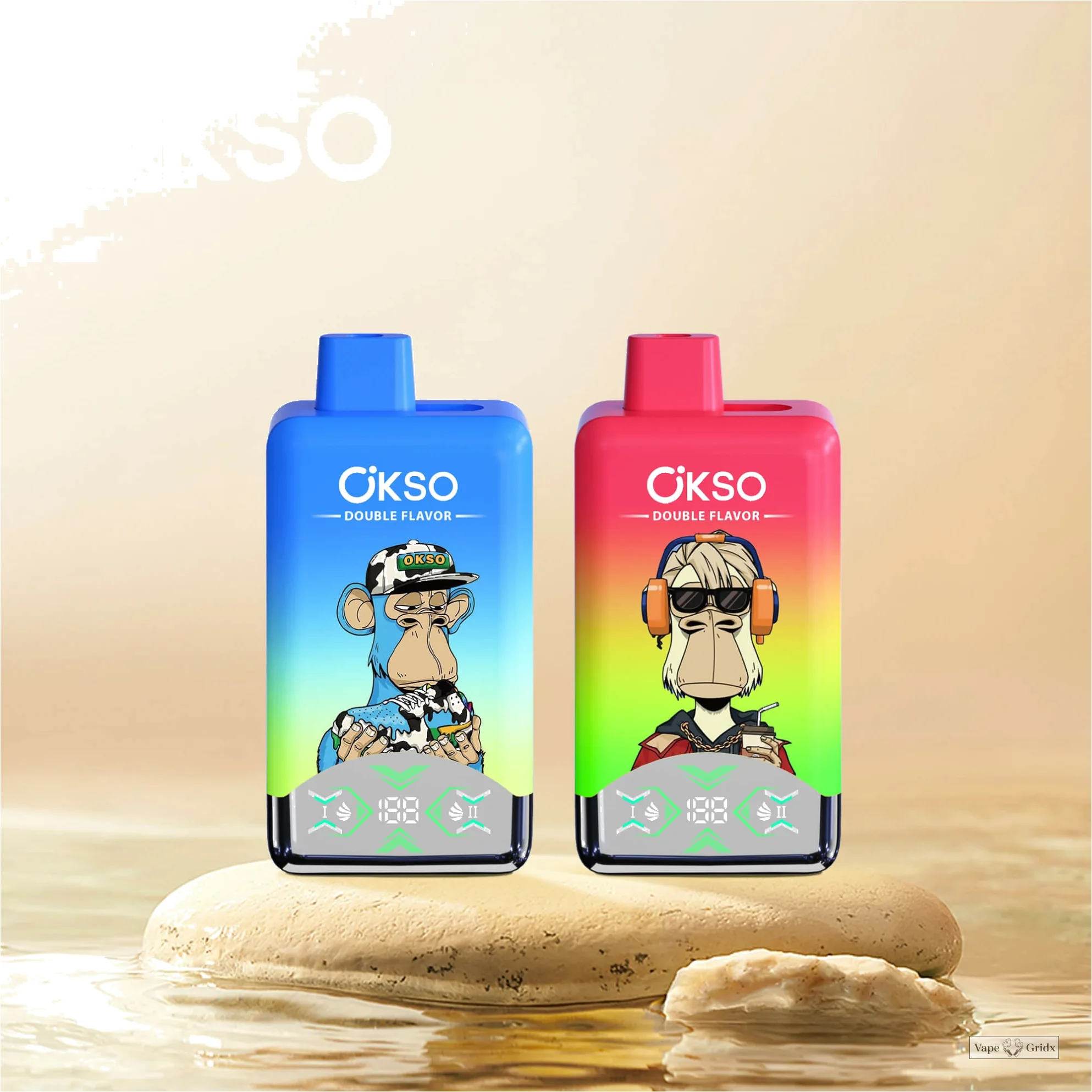 OKSO 60000 60K Trekjes Dual smaak Wegwerp vape - image 5