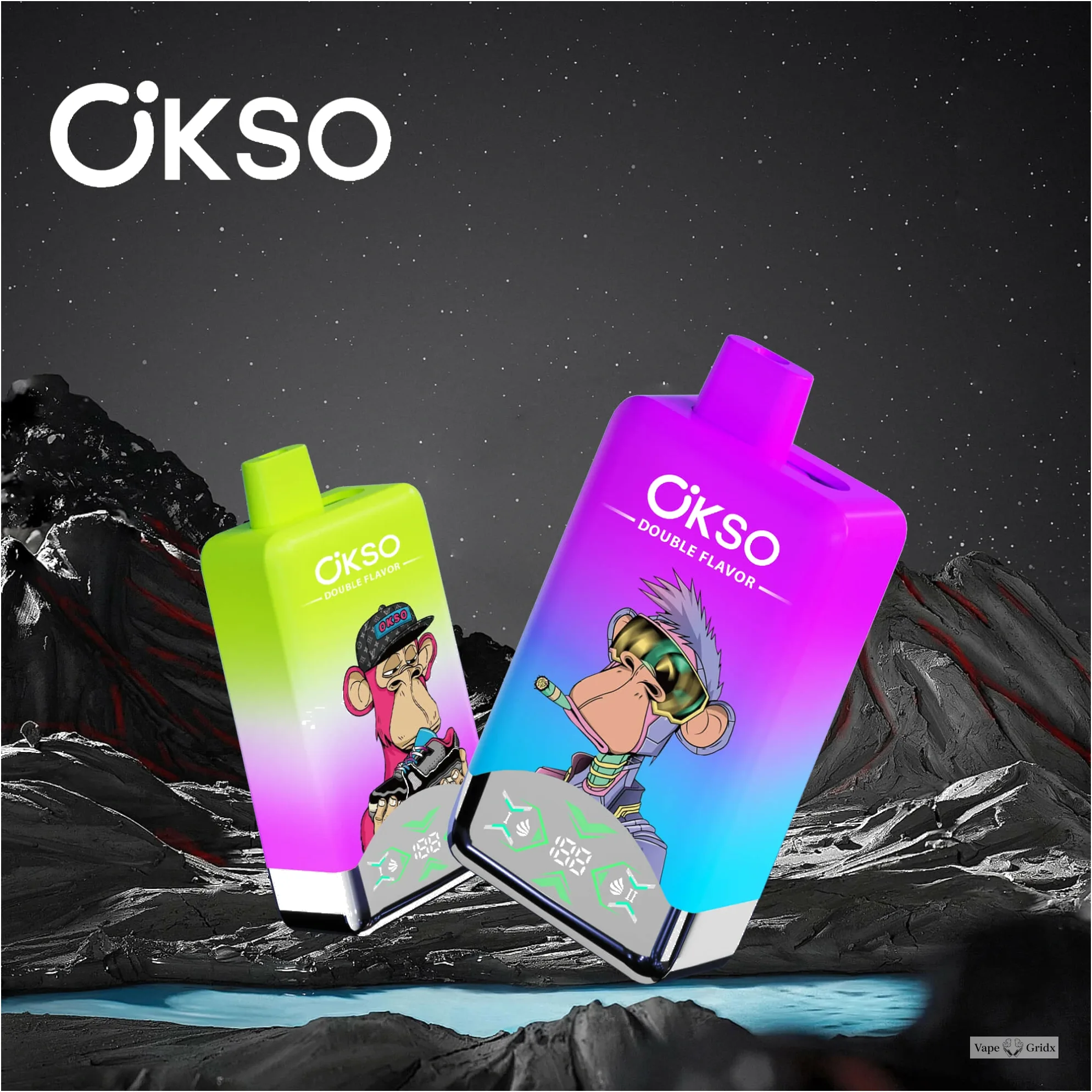 OKSO 60000 60K Trekjes Dual smaak Wegwerp vape - image 8