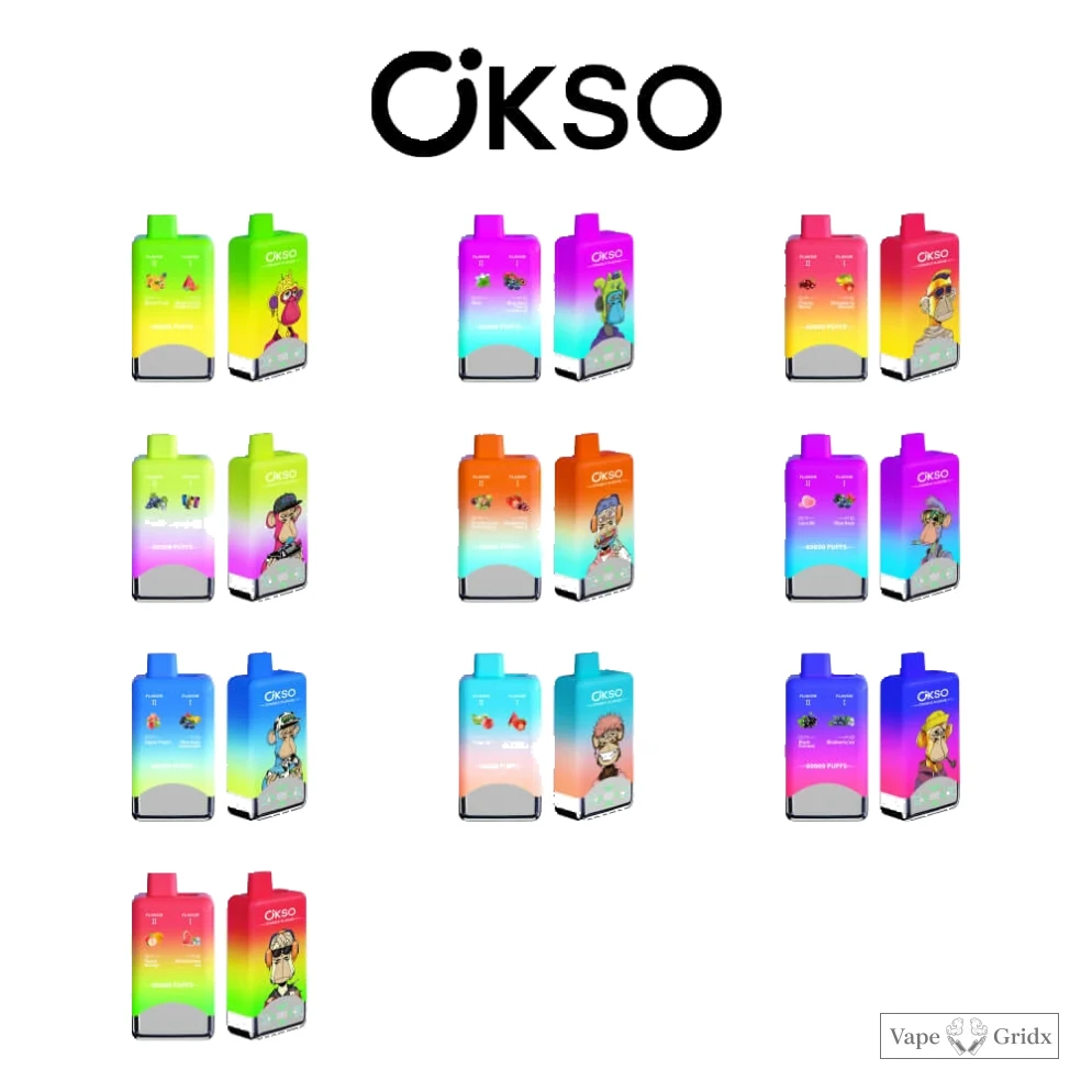OKSO 60000 60K Trekjes Dual smaak Wegwerp vape - image 9