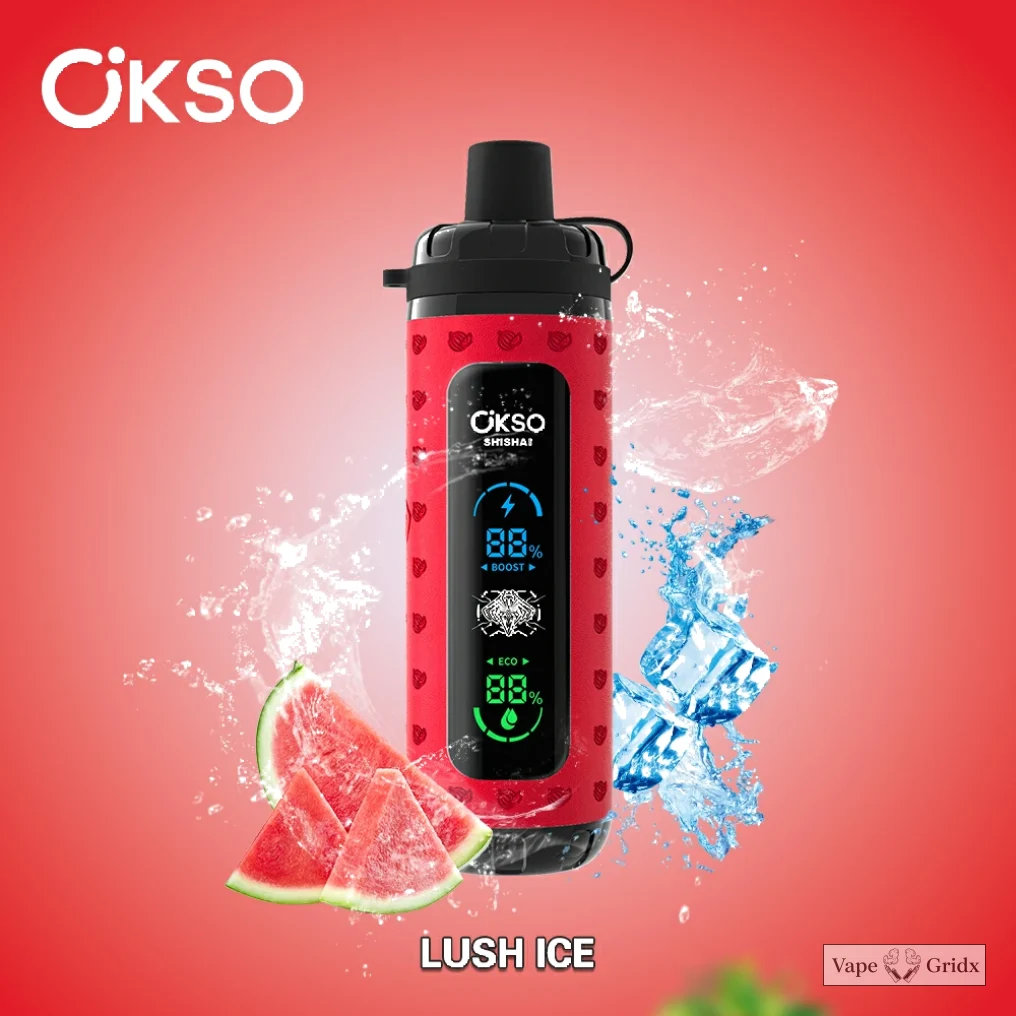 OKSO Shisha MAX 40000 40K Trekjes LED Wegwerp vape