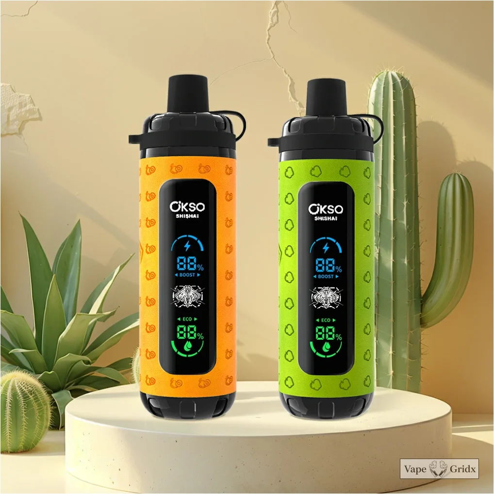 OKSO Shisha MAX 40000 40K Trekjes LED Wegwerp vape - image 4