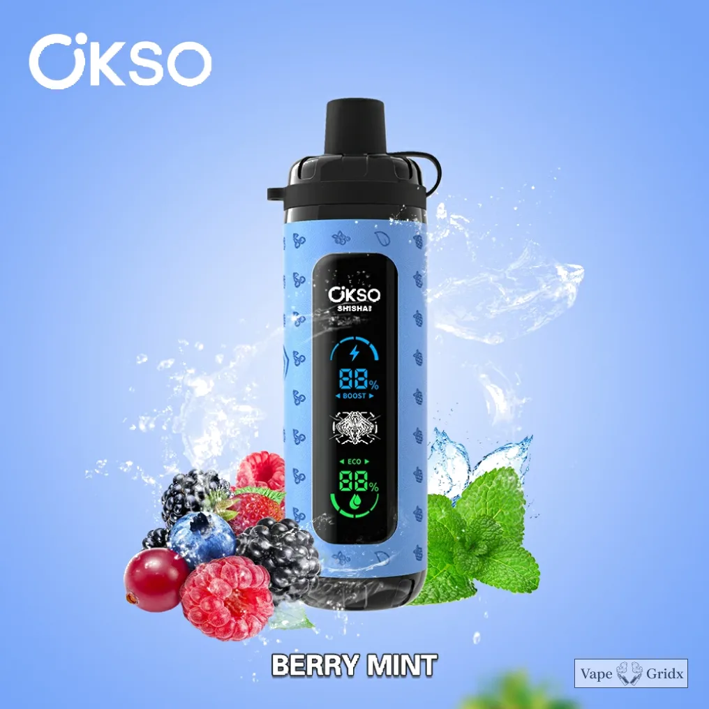 OKSO Shisha MAX 40000 40K Trekjes LED Wegwerp vape - image 5