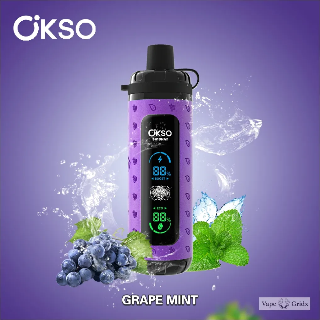 OKSO Shisha MAX 40000 40K Trekjes LED Wegwerp vape - image 8
