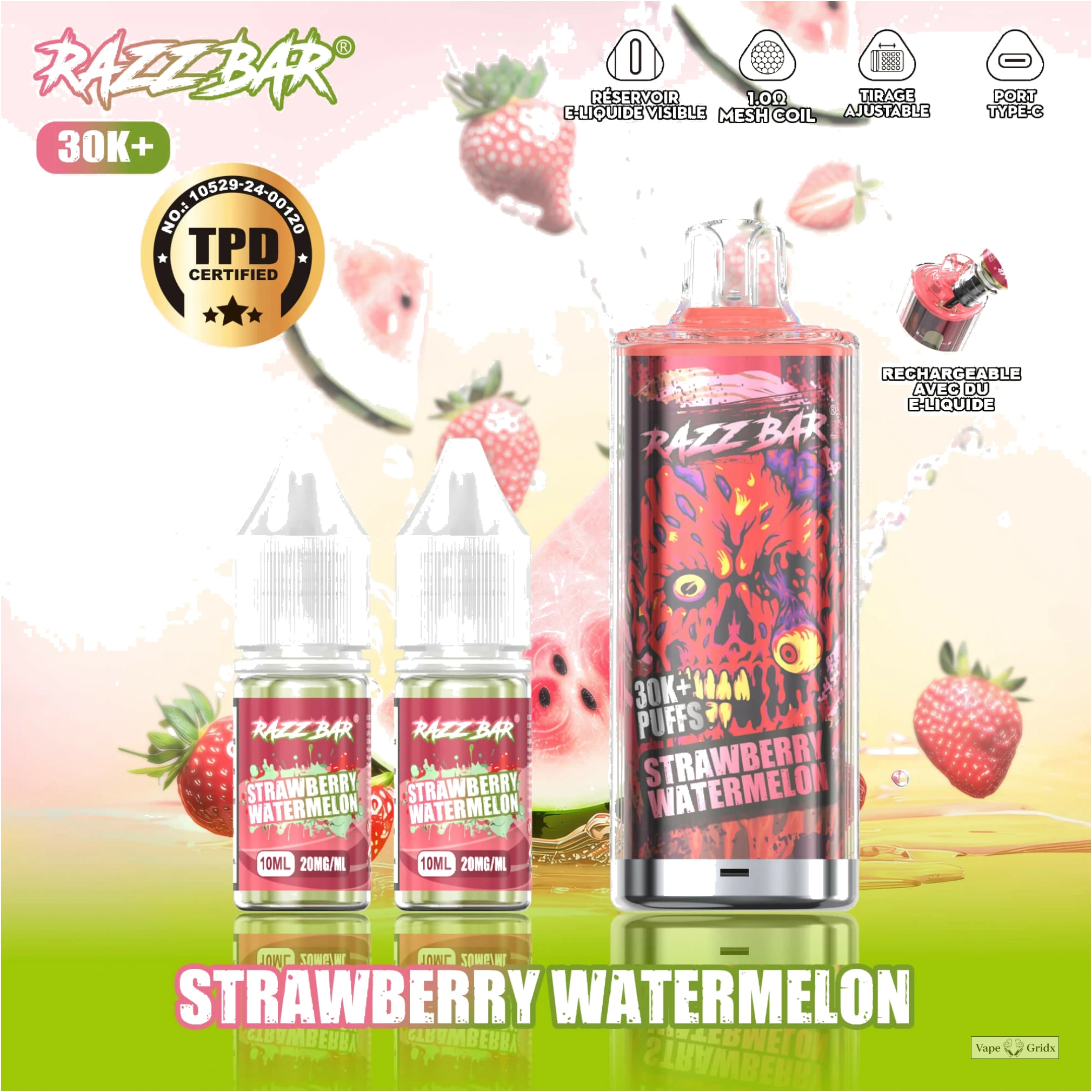 Razz Bar 30000 30K Trekjes TPD Navul Wegwerp vape - image 13