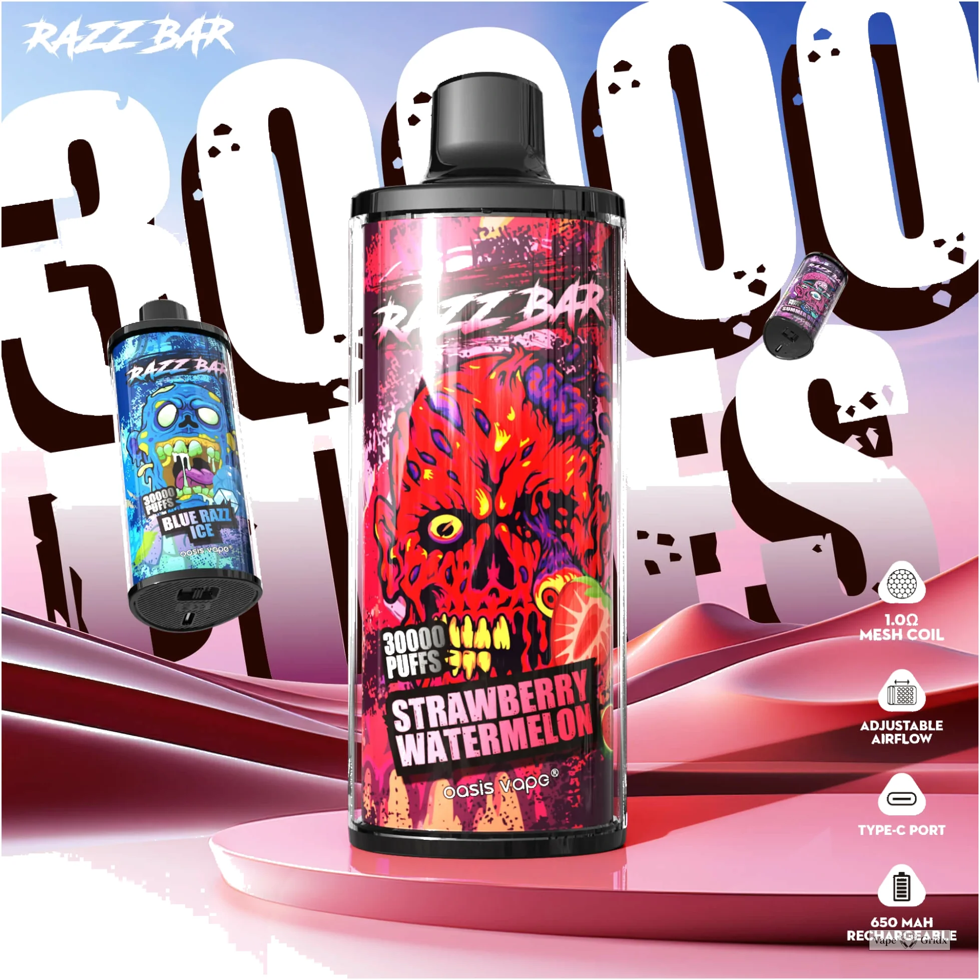 Razz Bar 30000 30K Trekjes Mesh Coil Wegwerp vape - image 11