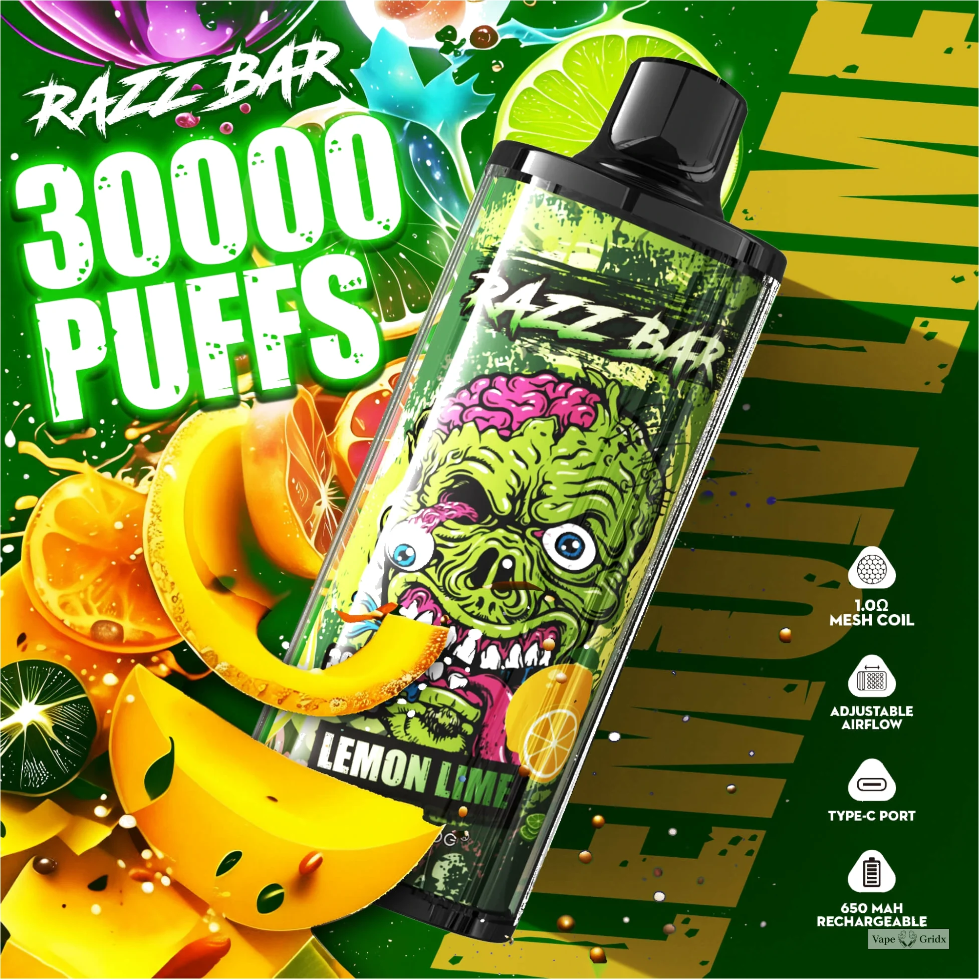 Razz Bar 30000 30K Trekjes Mesh Coil Wegwerp vape