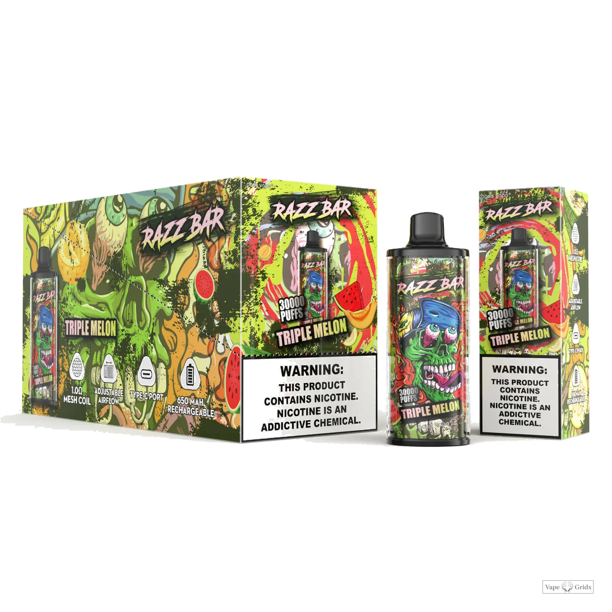 Razz Bar 30000 30K Trekjes Mesh Coil Wegwerp vape - image 8