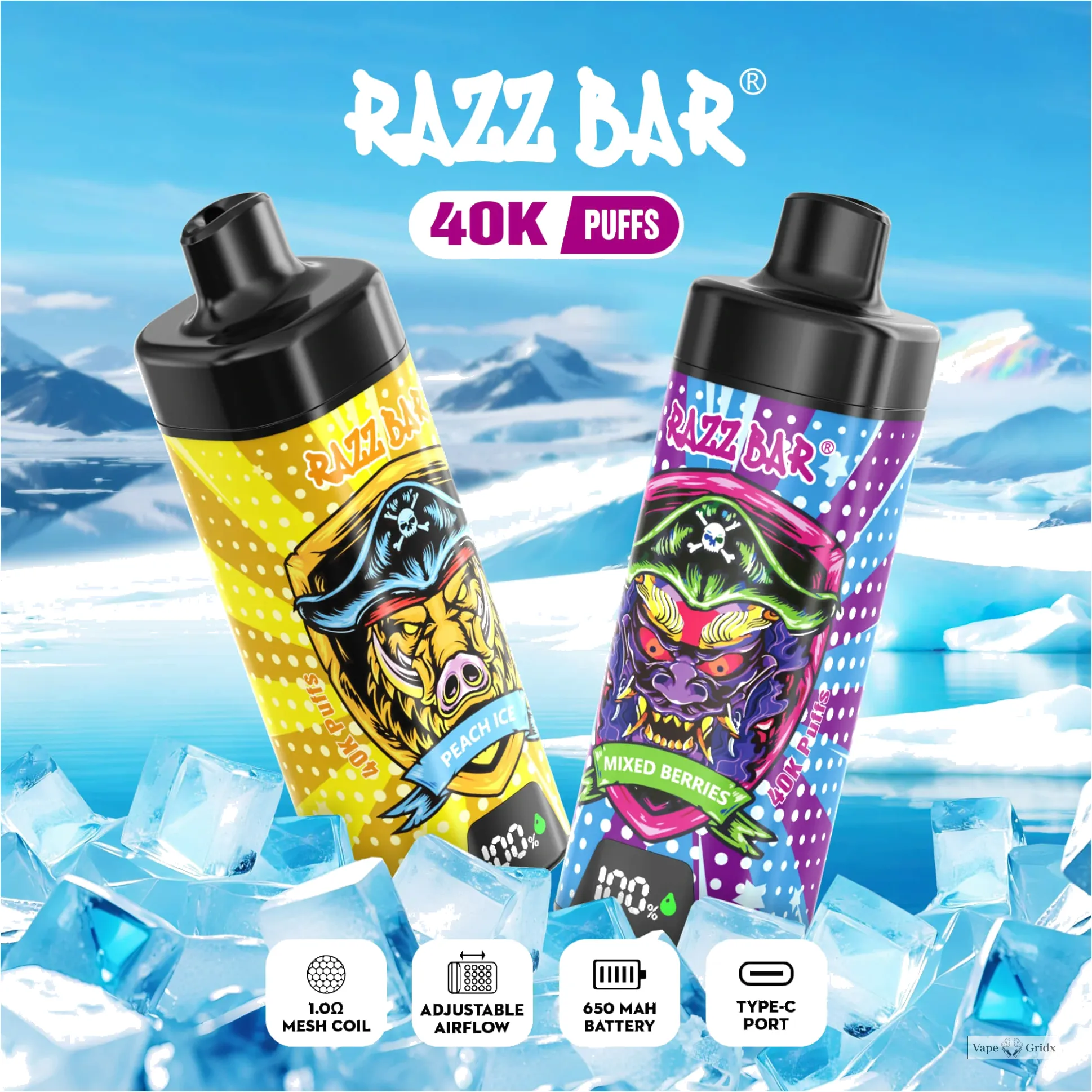 RAZZ Bar Smart Screen 40000 40K Wegwerp vape - image 3