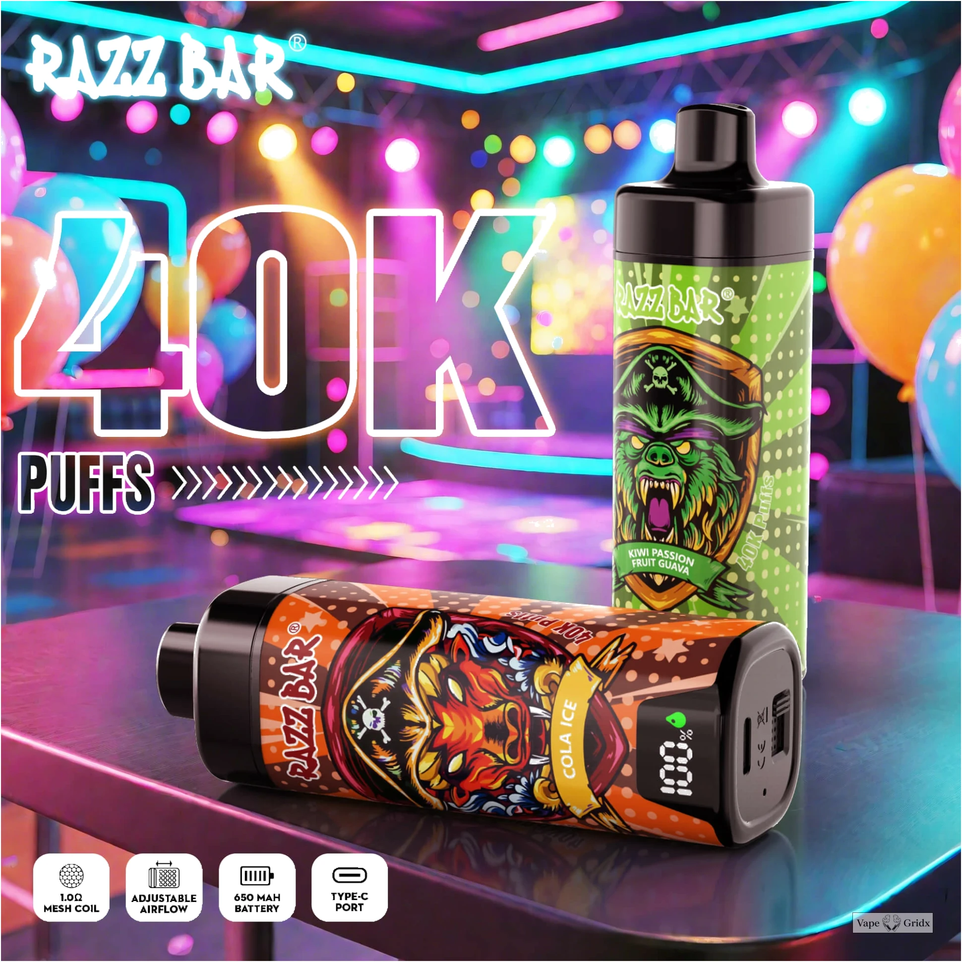 RAZZ Bar Smart Screen 40000 40K Wegwerp vape - image 6