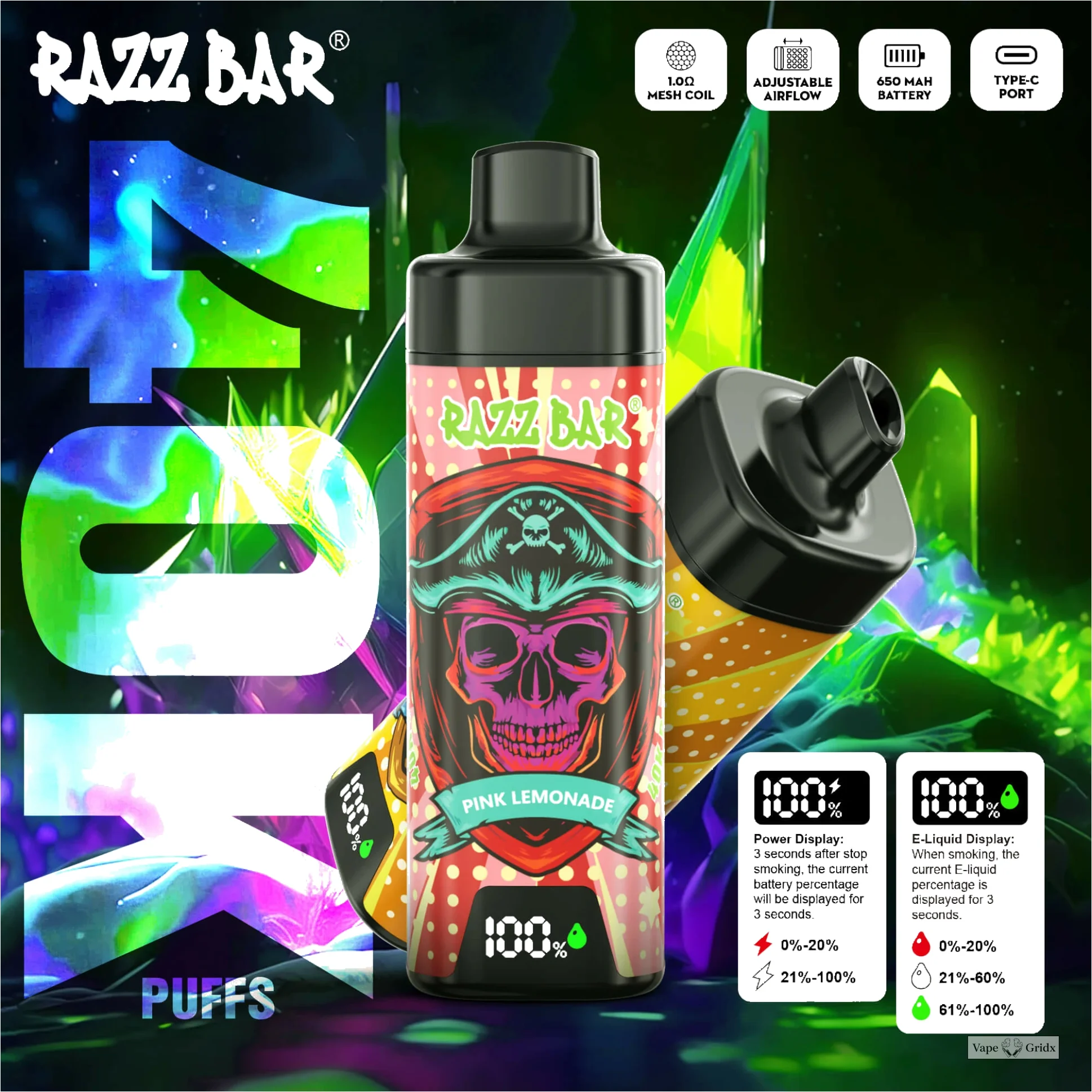 RAZZ Bar Smart Screen 40000 40K Wegwerp vape - image 7