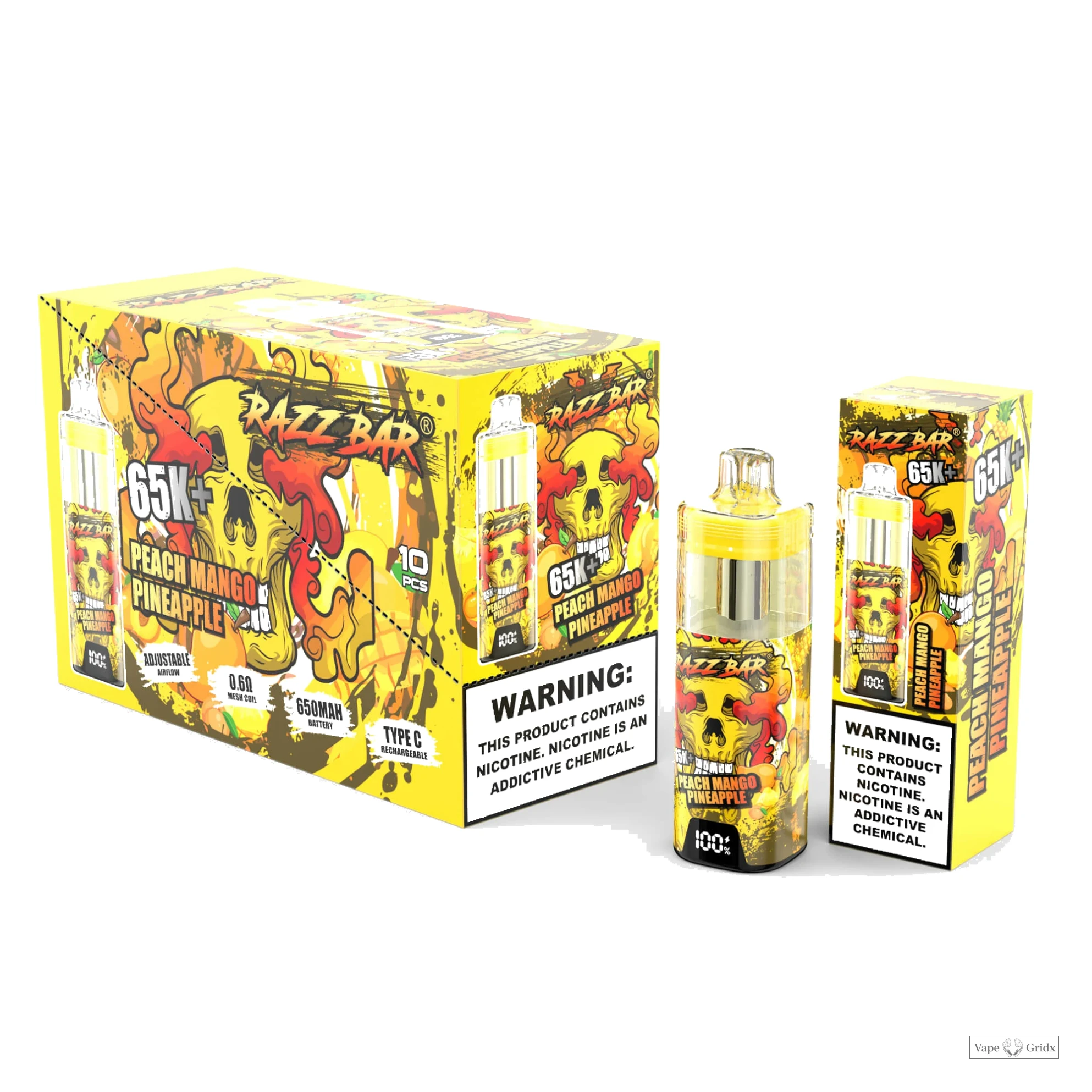 Razz Bar Smart Screen 65000 65K Trekjes Wegwerp vape - image 14