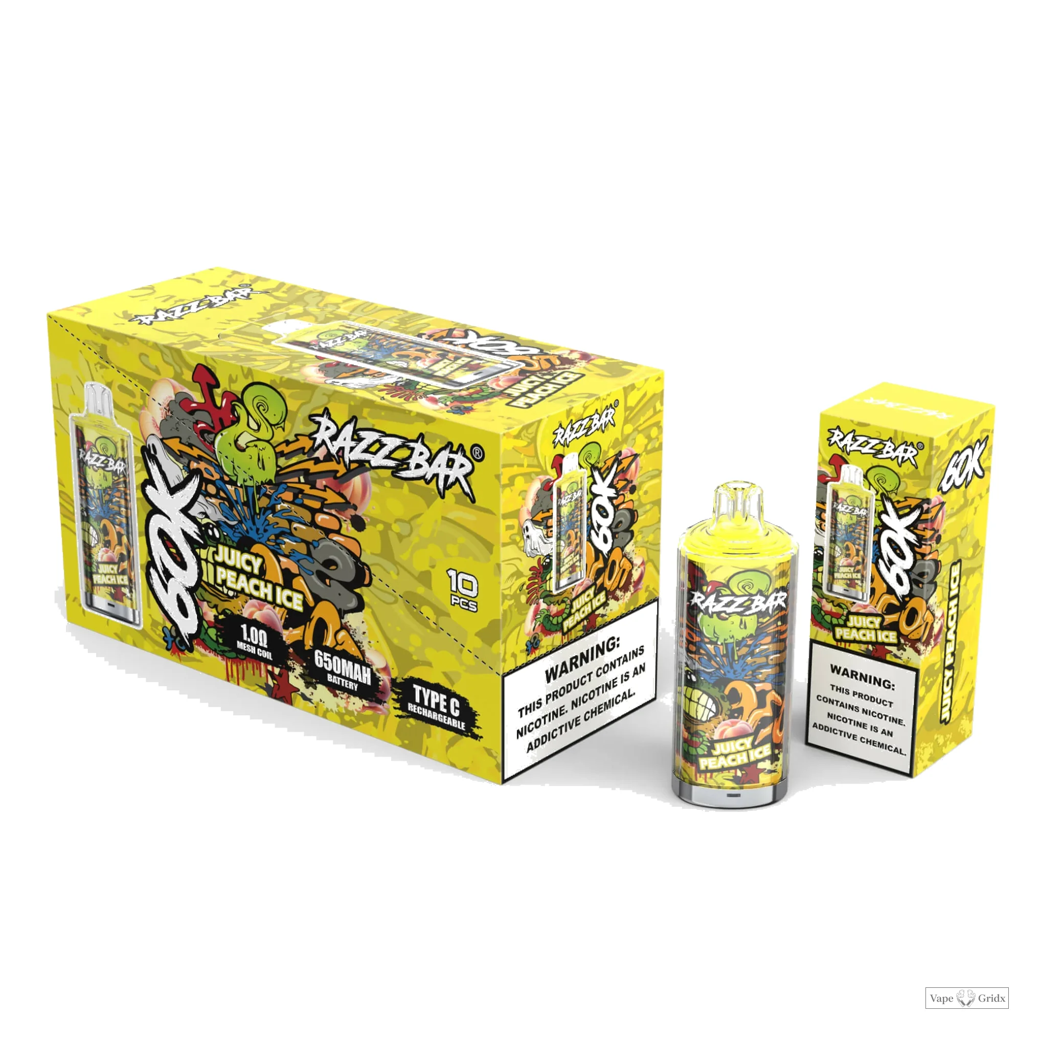 Razz Bar 60000 60K Trekjes Mesh Coil Wegwerp vape - image 9
