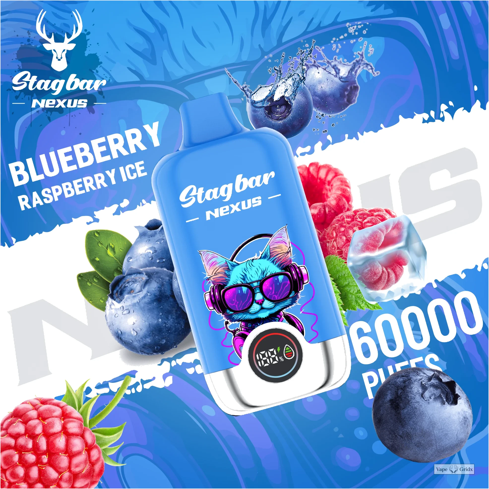 Stag Bar Nexus 60000 60K Trekjes Verstelbare Airflow Wegwerp vape - image 11