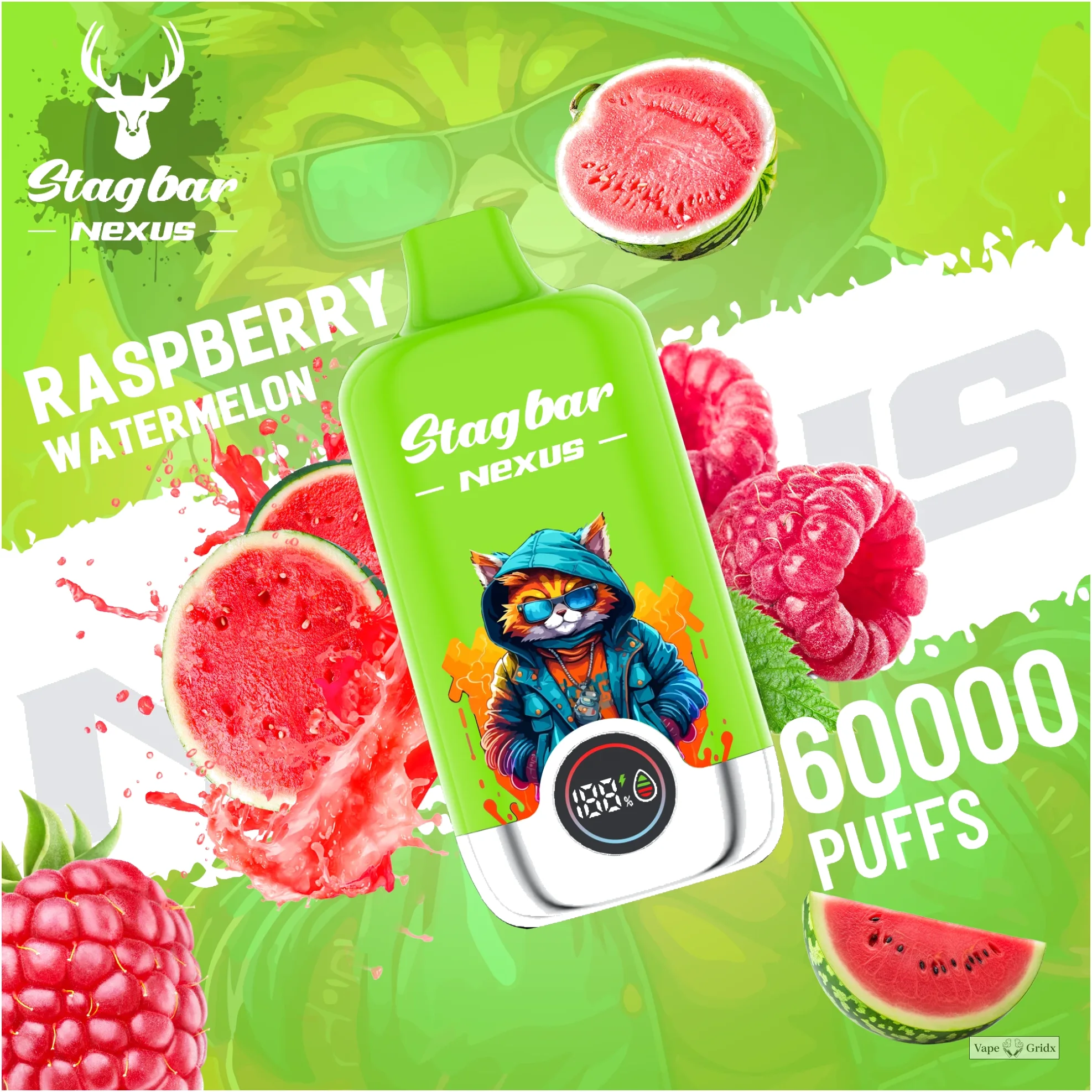 Stag Bar Nexus 60000 60K Trekjes Verstelbare Airflow Wegwerp vape - image 6