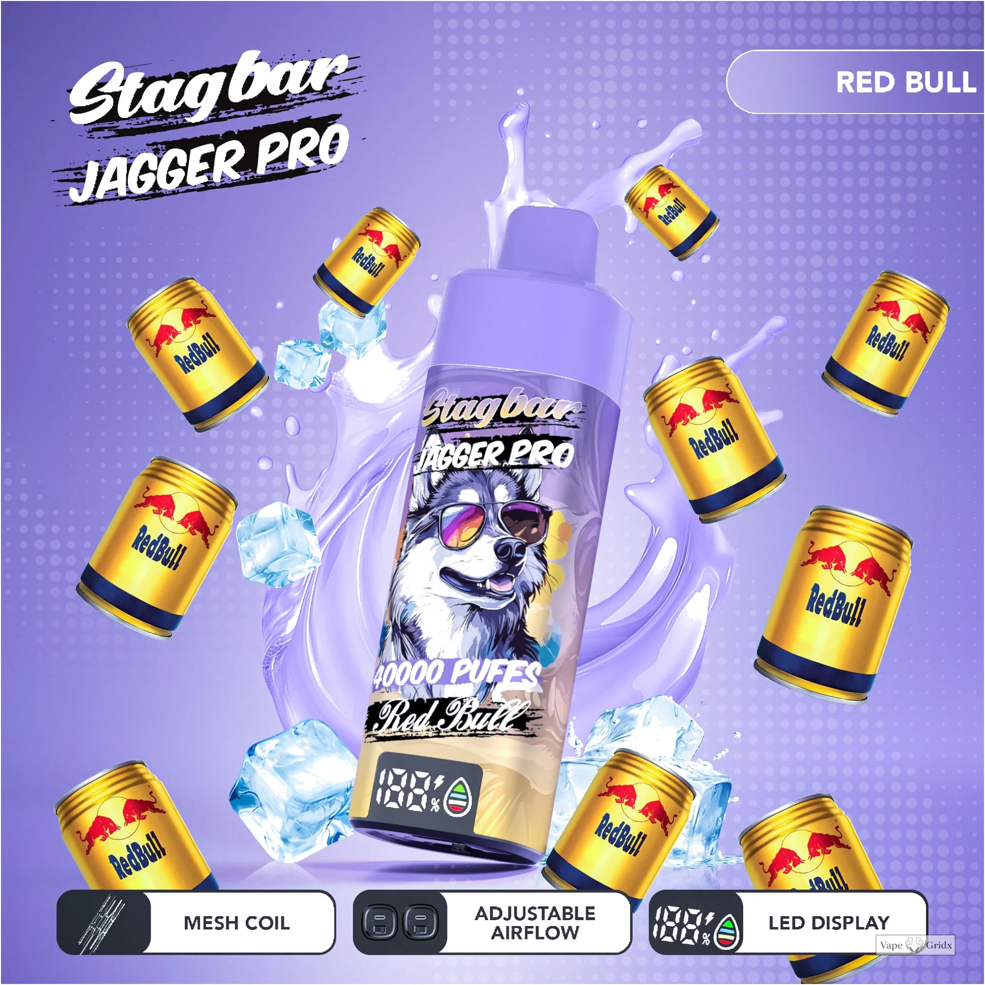 Stag Bar Jagger Pro 40000 40K Trekjes LED Display Wegwerp vape - image 14