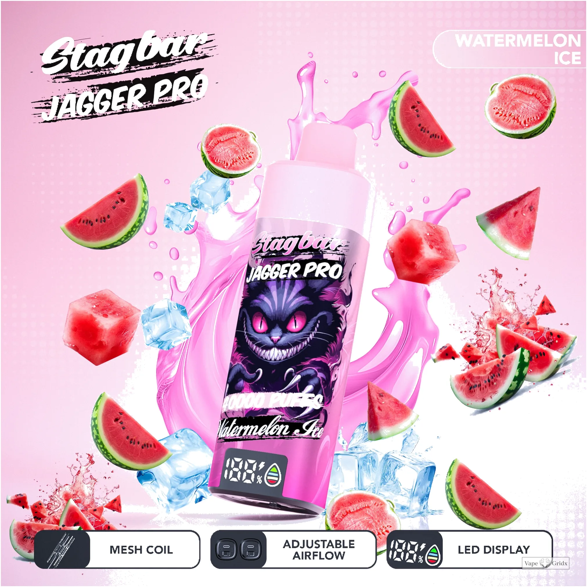 Stag Bar Jagger Pro 40000 40K Trekjes LED Display Wegwerp vape - image 17