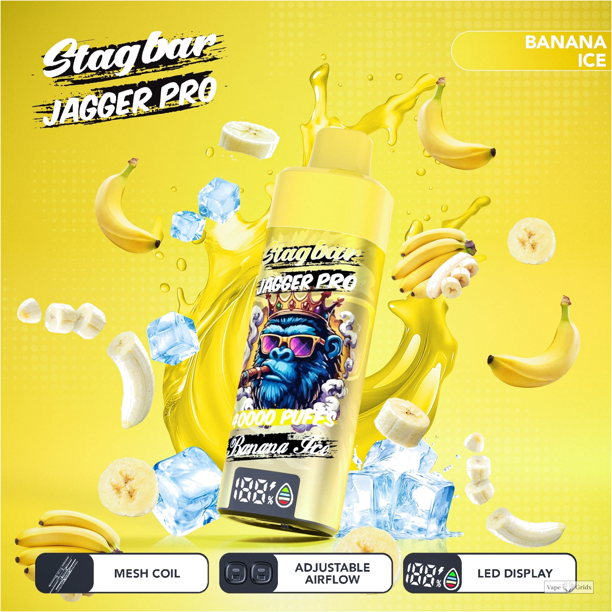 Stag Bar Jagger Pro 40000 40K Trekjes LED Display Wegwerp vape - image 18