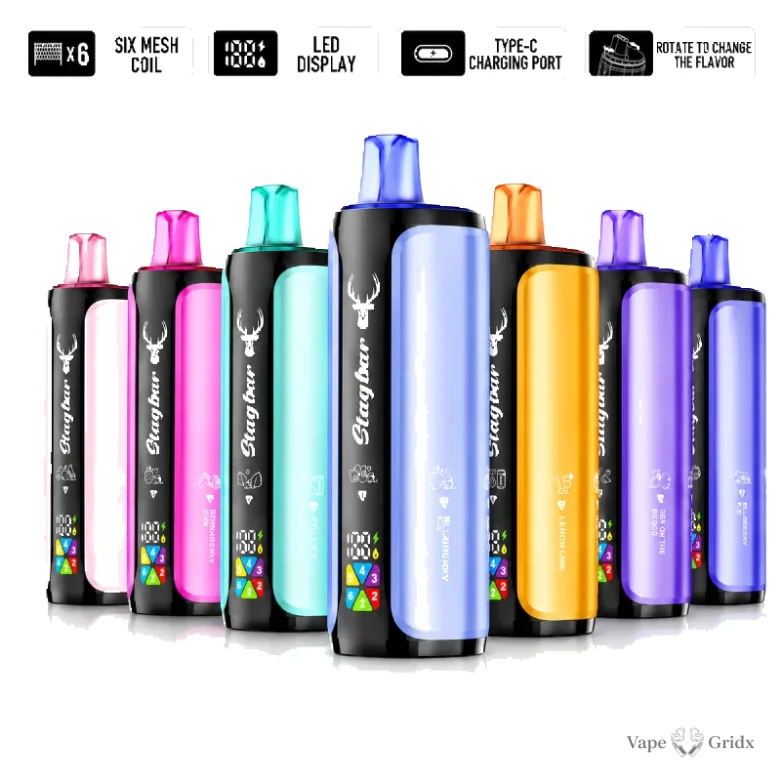 Stag Bar 6-in-1 180000 180K Trekjes 6 smaken Wegwerp vape - image 2