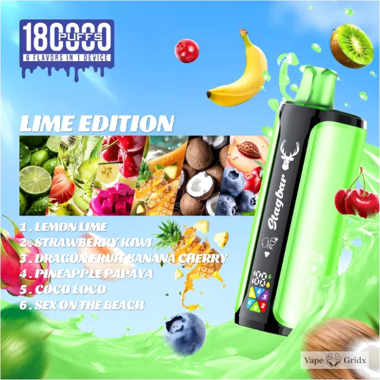 Stag Bar 6-in-1 180000 180K Trekjes 6 smaken Wegwerp vape - image 10