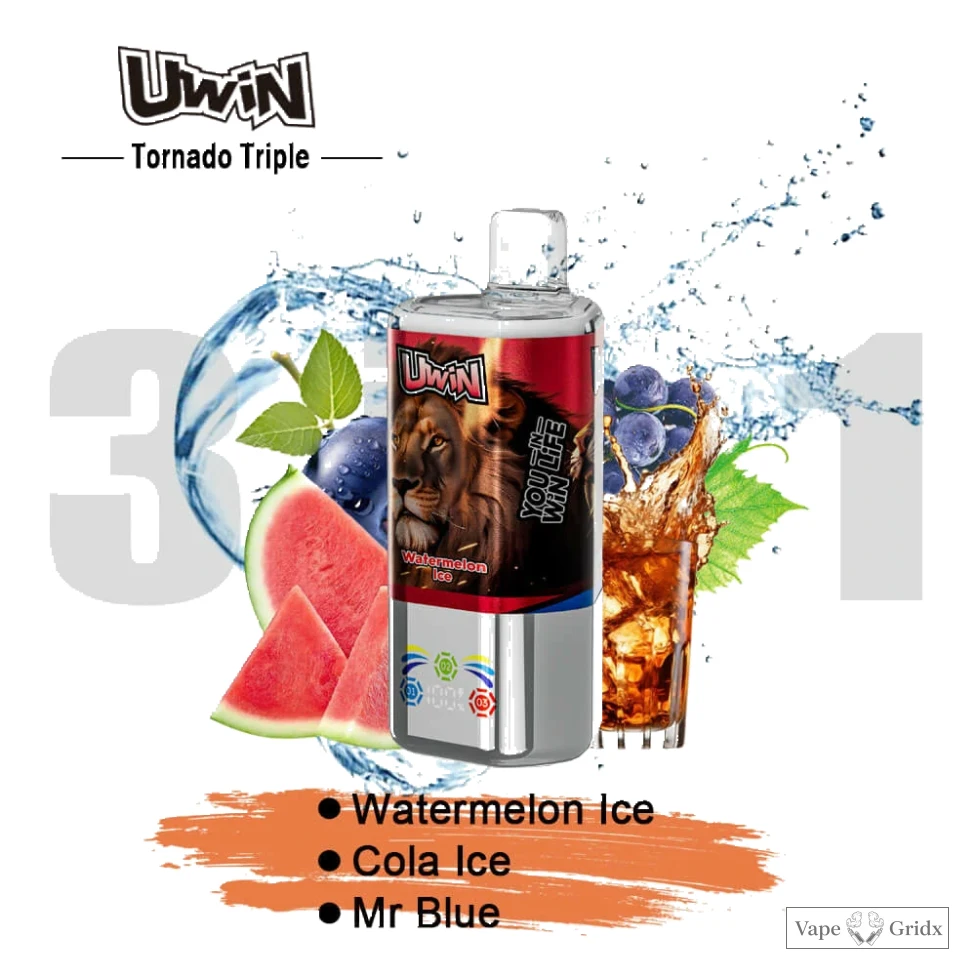 UWIN Tornado 60000 60K Trekjes 3-in-1 wegwerp vape - image 3
