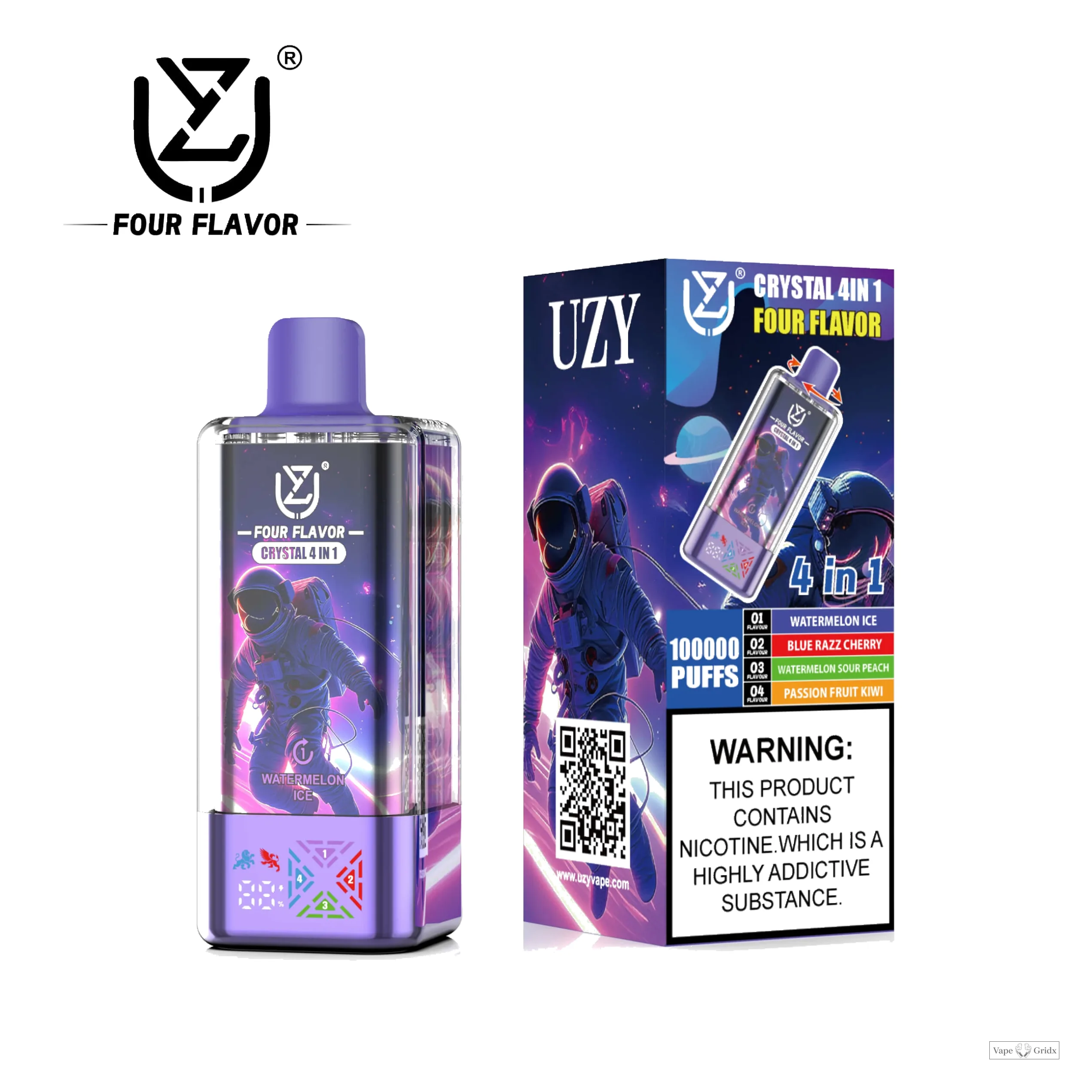 UZY Crysta 100000 100K Trekjes 4-in-1 Wegwerp vape - image 11