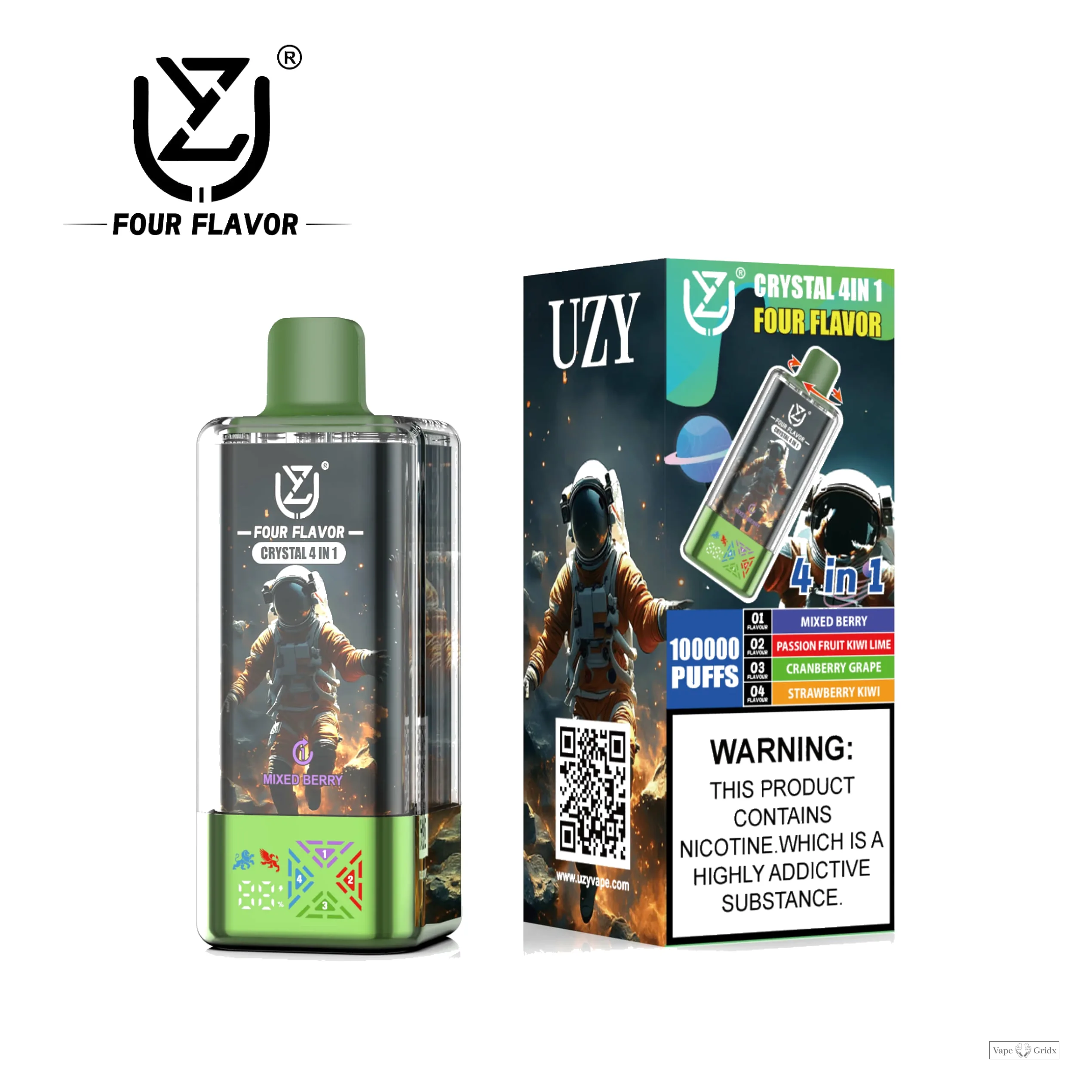 UZY Crysta 100000 100K Trekjes 4-in-1 Wegwerp vape - image 8