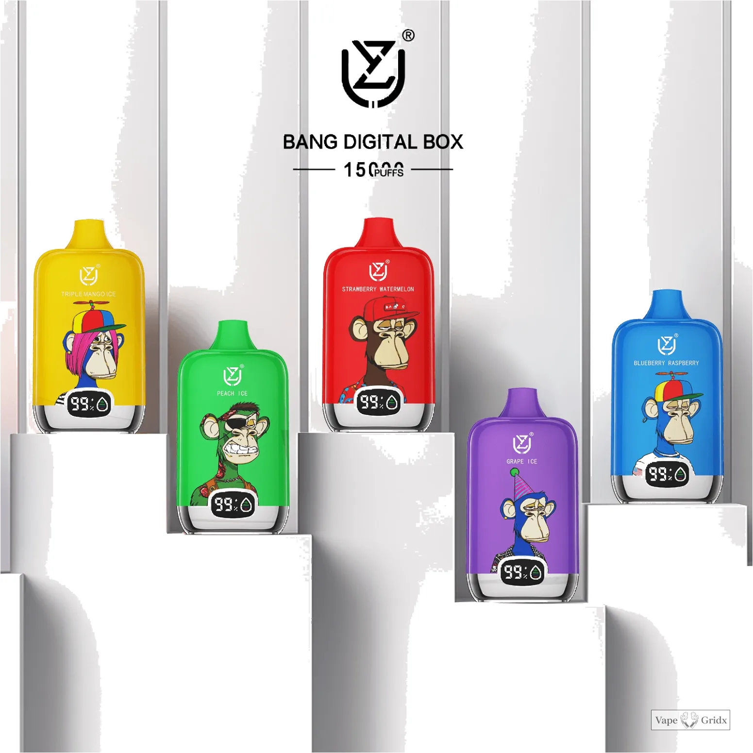 UZY Bang Digital 15000 15K Trekjes Digitale Wegwerp vape - image 6