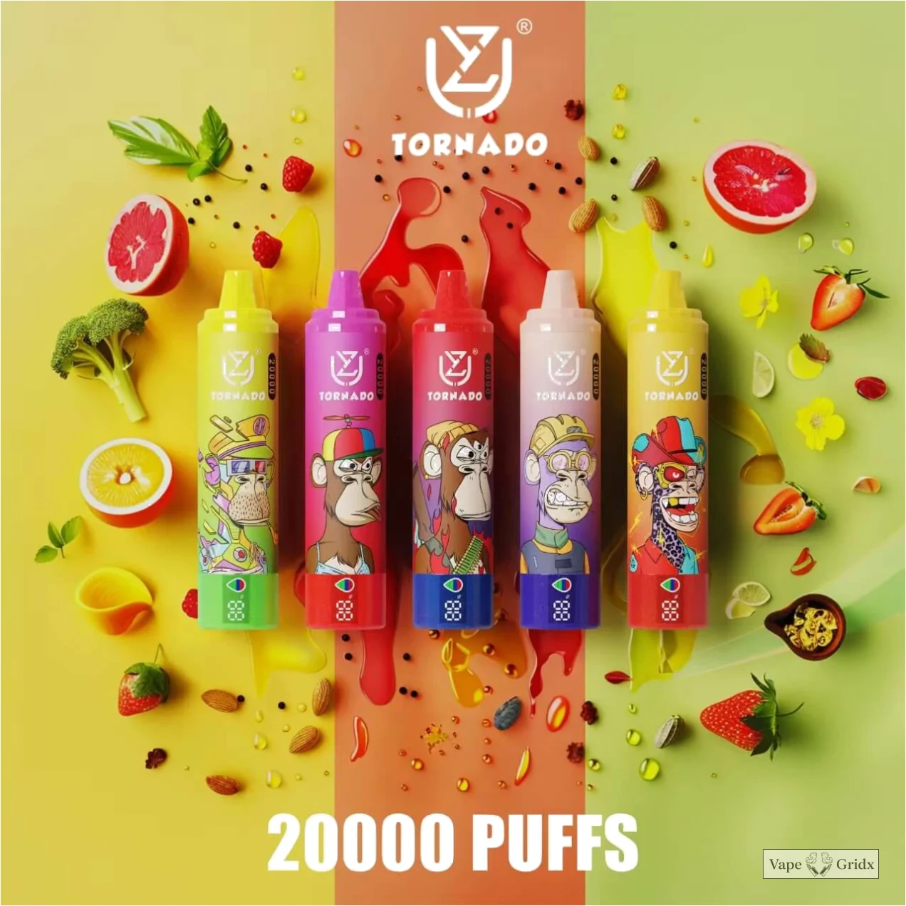 UZY Tornado 20000 20K Trekjes Mesh Coil wegwerp vape - image 9