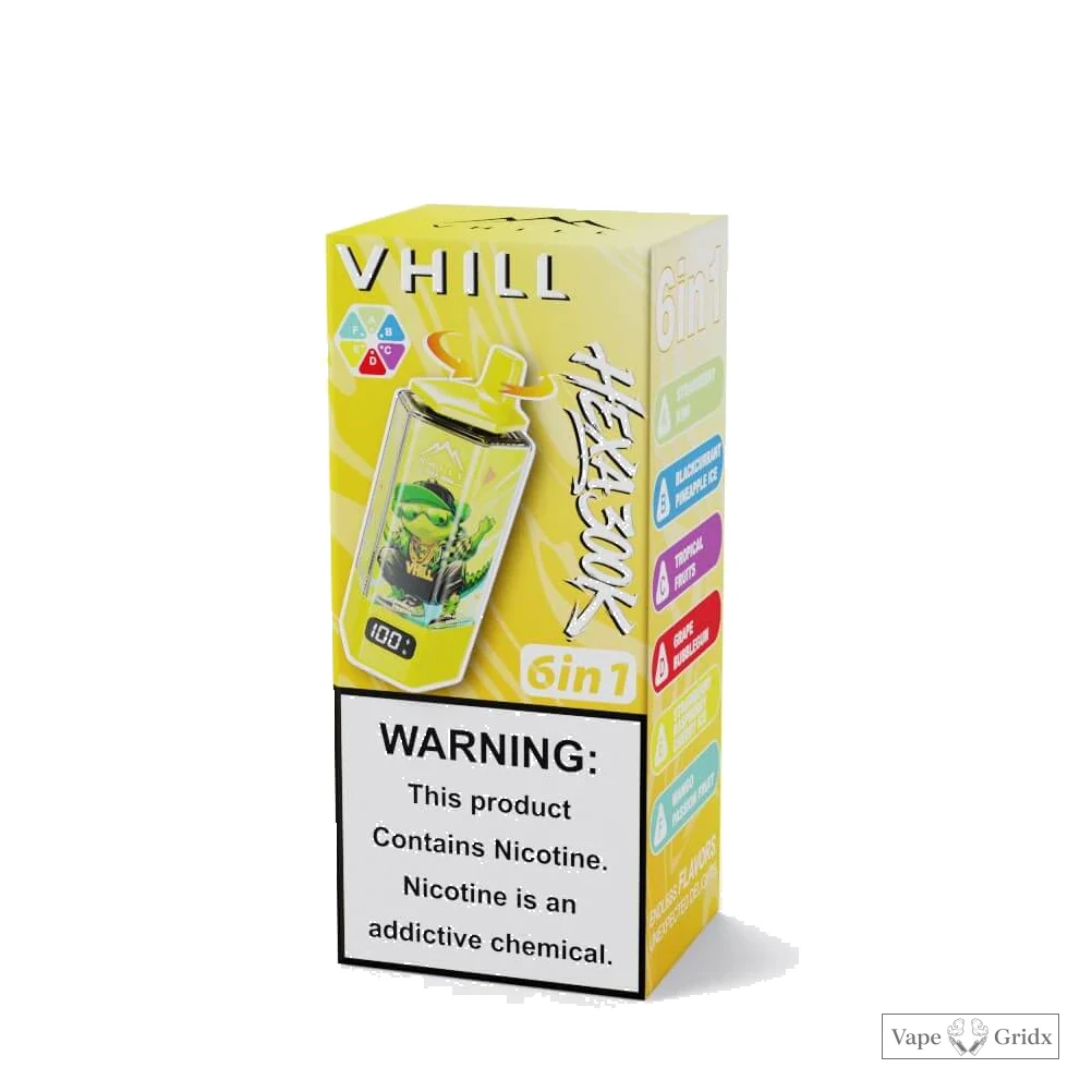 VHILL HEXA 300000 300K Trekjes 6-in-1 Wegwerp vape - image 4