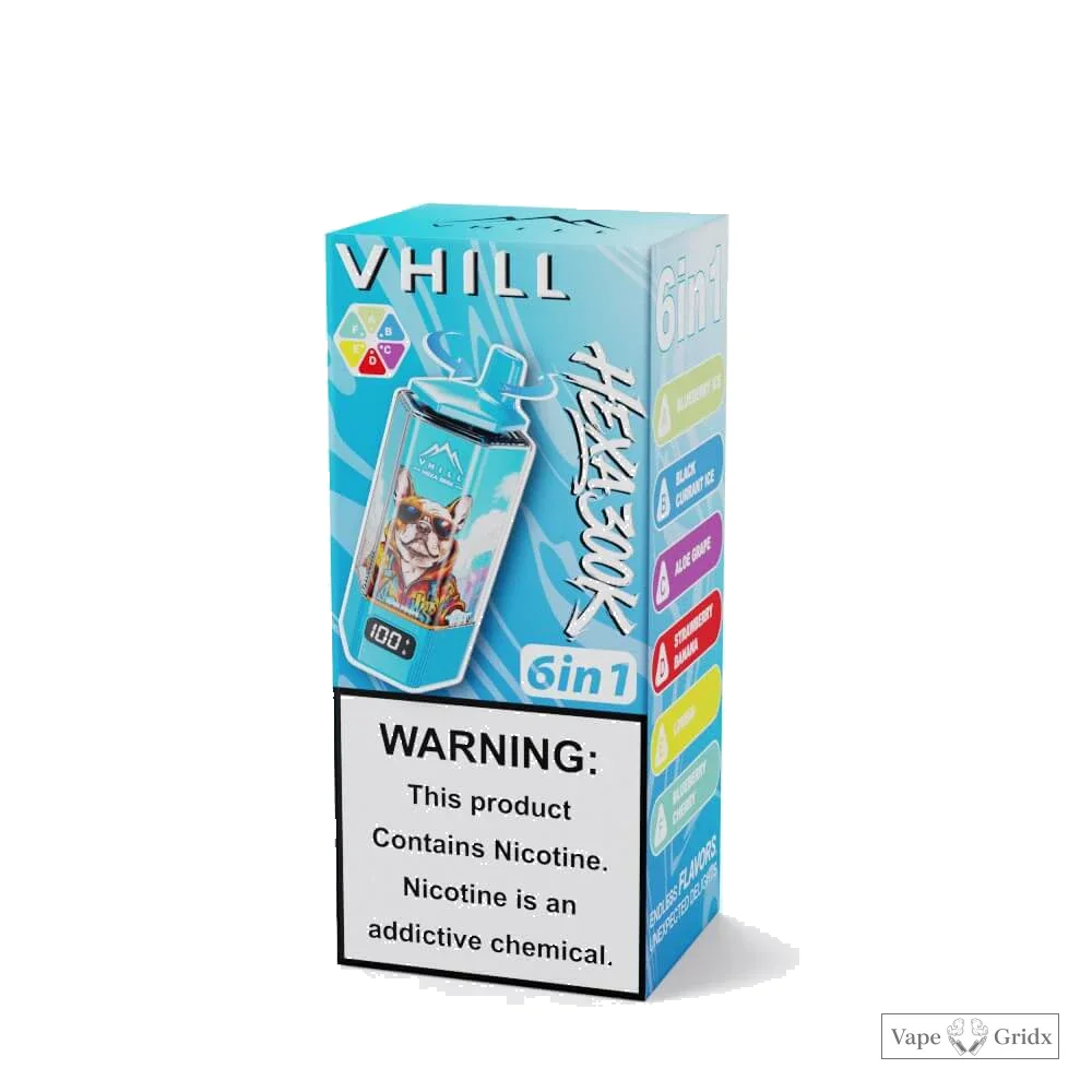 VHILL HEXA 300000 300K Trekjes 6-in-1 Wegwerp vape - image 5