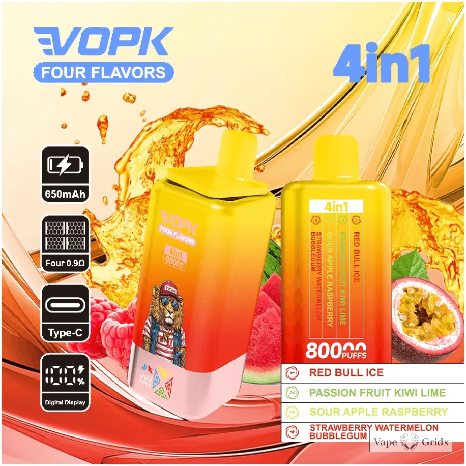 Vopk 80000 80K Trekjes 4-in-1 Quad smaak Wegwerp Vape - image 7