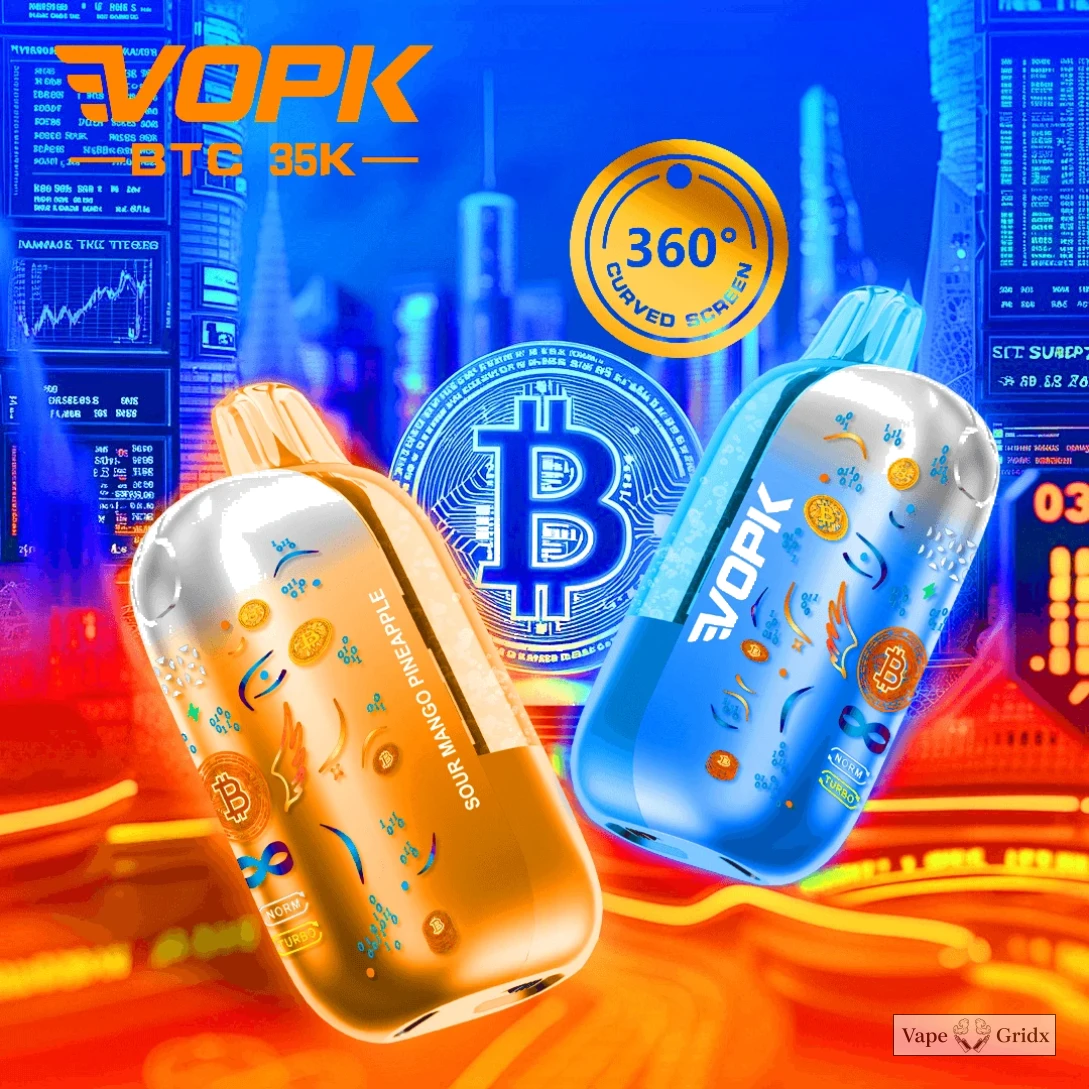 VOPK BTC 35000 35K Trekjes Instelbaar Vermogen Wegwerp Vape - image 12
