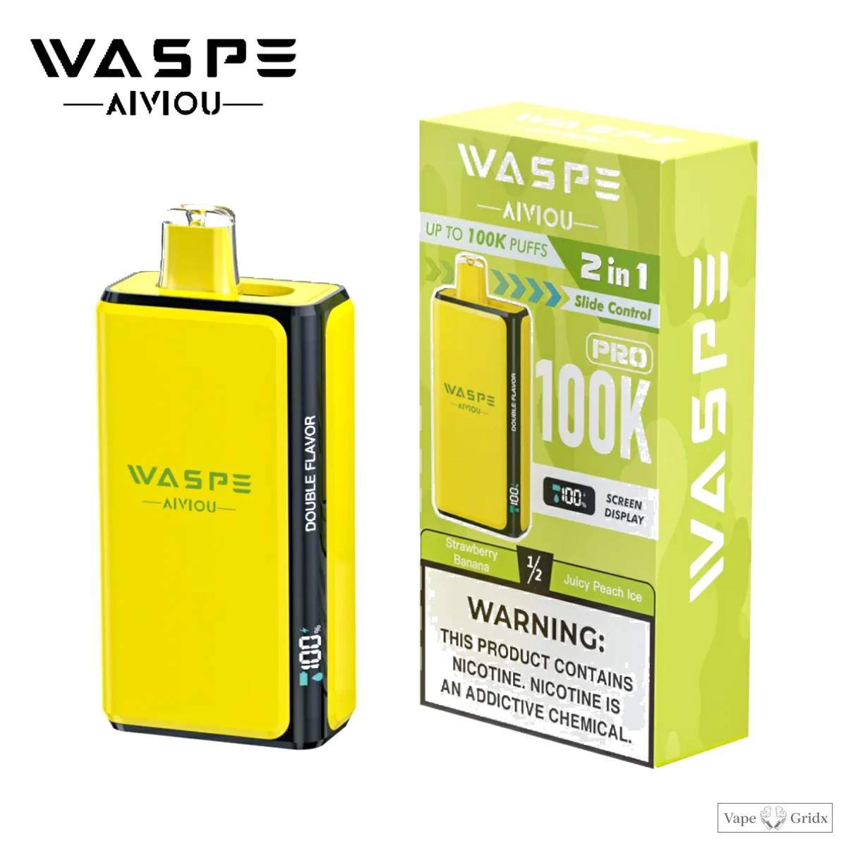 WASPE Pro 100000 100K Trekjes 2-in-1 Wegwerp vape - image 6