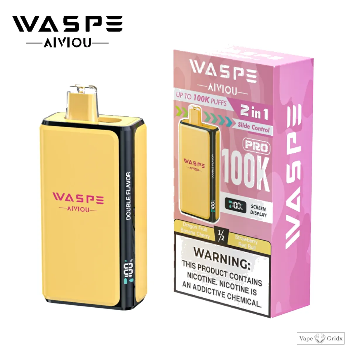 WASPE Pro 100000 100K Trekjes 2-in-1 Wegwerp vape - image 11