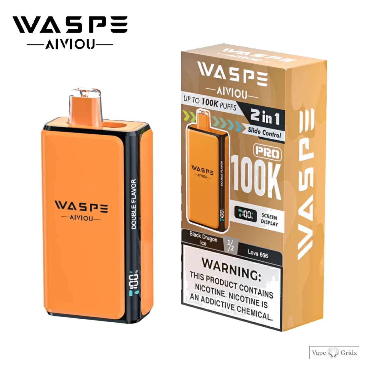 WASPE Pro 100000 100K Trekjes 2-in-1 Wegwerp vape - image 12