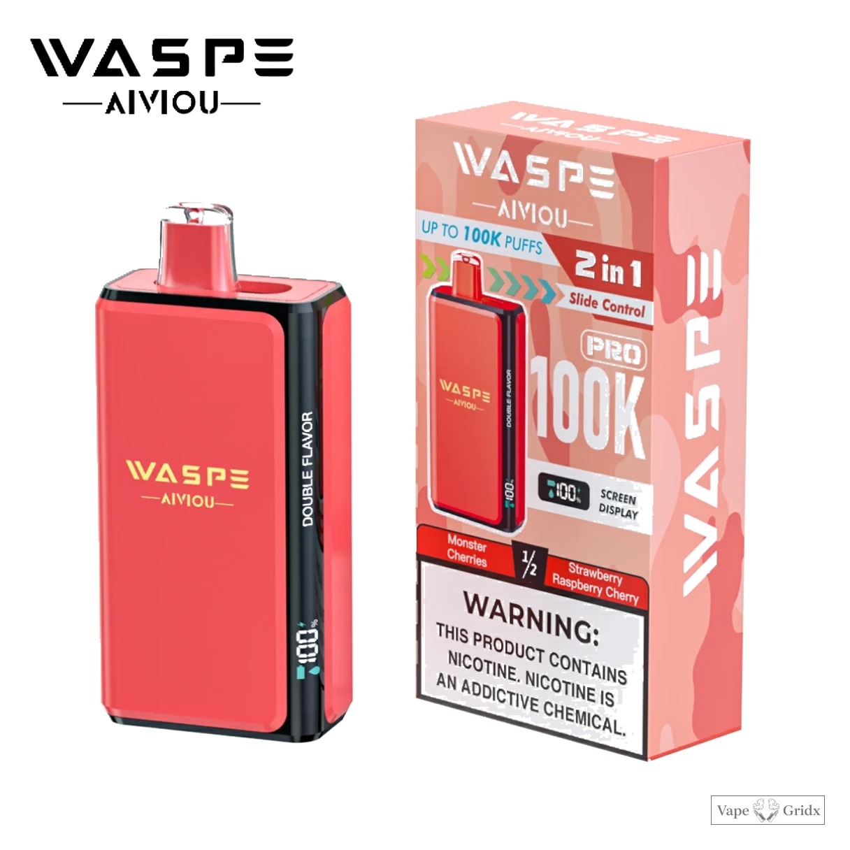 WASPE Pro 100000 100K Trekjes 2-in-1 Wegwerp vape - image 14