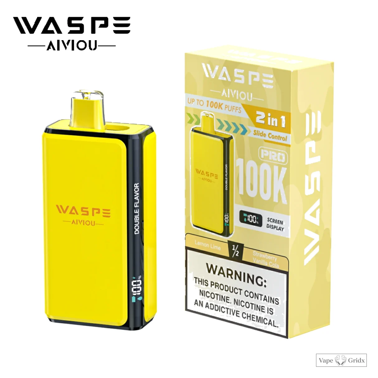 WASPE Pro 100000 100K Trekjes 2-in-1 Wegwerp vape - image 15