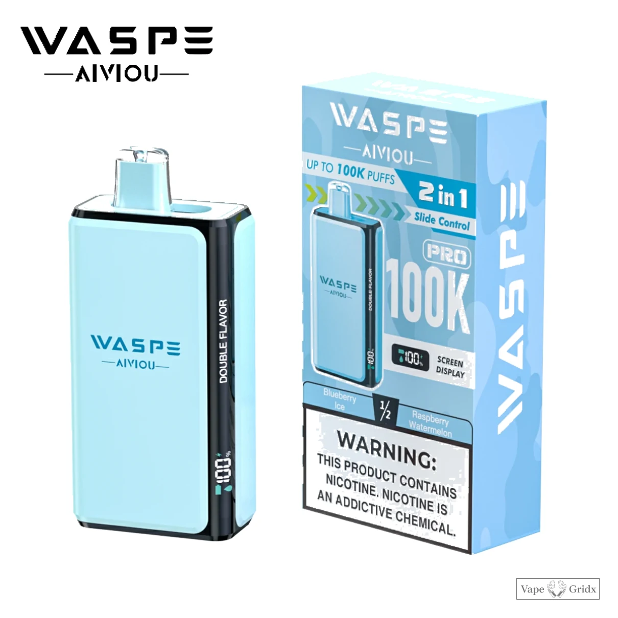 WASPE Pro 100000 100K Trekjes 2-in-1 Wegwerp vape - image 17