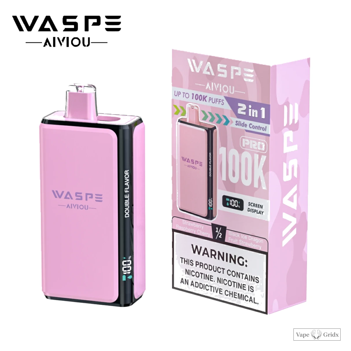 WASPE Pro 100000 100K Trekjes 2-in-1 Wegwerp vape - image 7