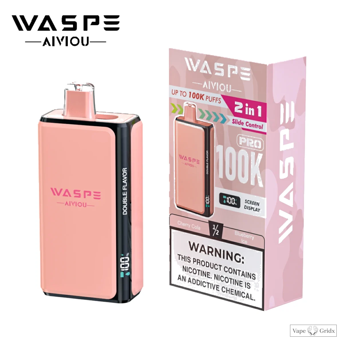 WASPE Pro 100000 100K Trekjes 2-in-1 Wegwerp vape - image 8