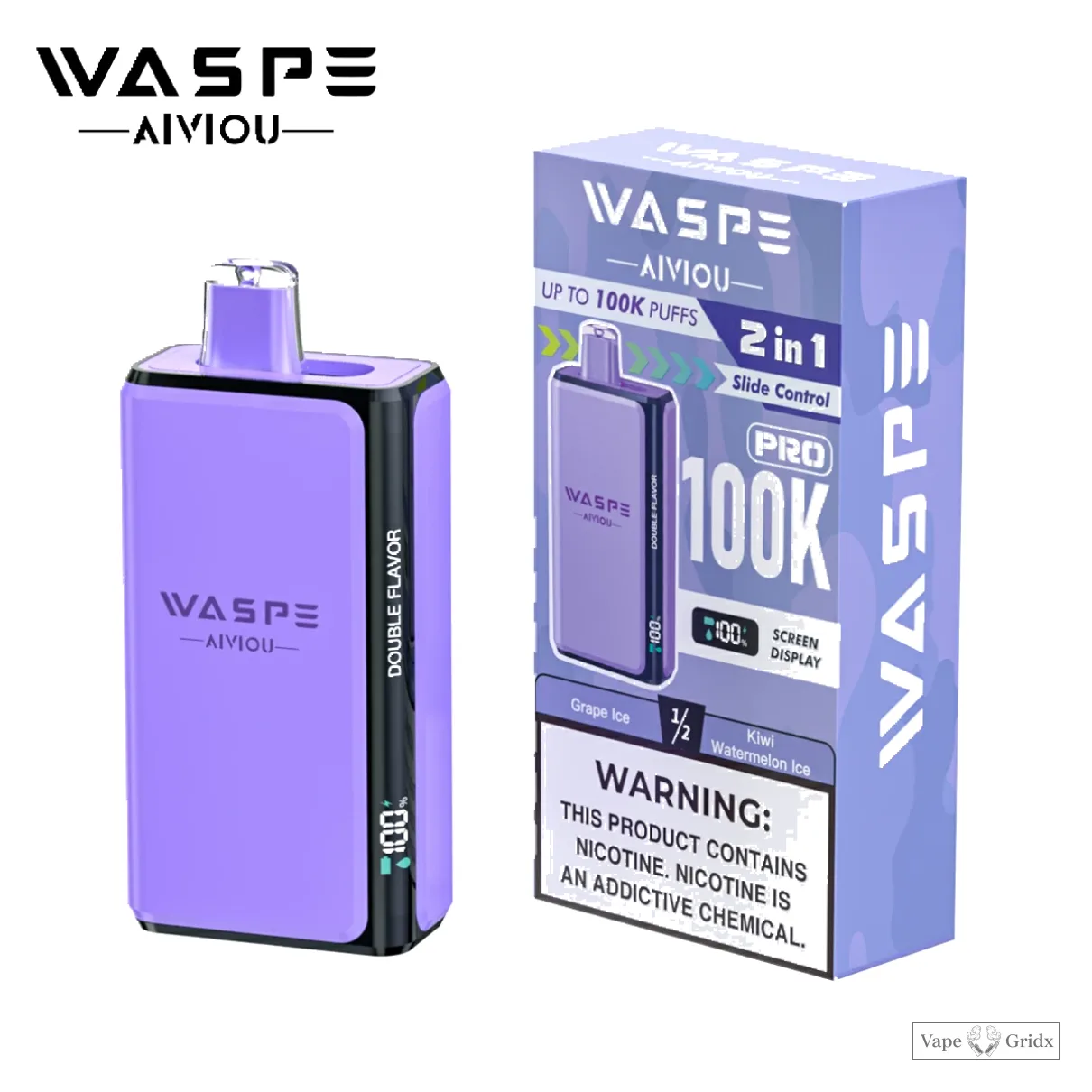 WASPE Pro 100000 100K Trekjes 2-in-1 Wegwerp vape - image 9