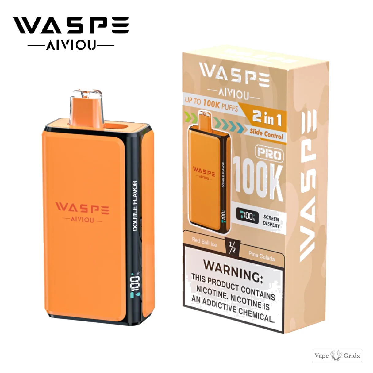 WASPE Pro 100000 100K Trekjes 2-in-1 Wegwerp vape - image 10