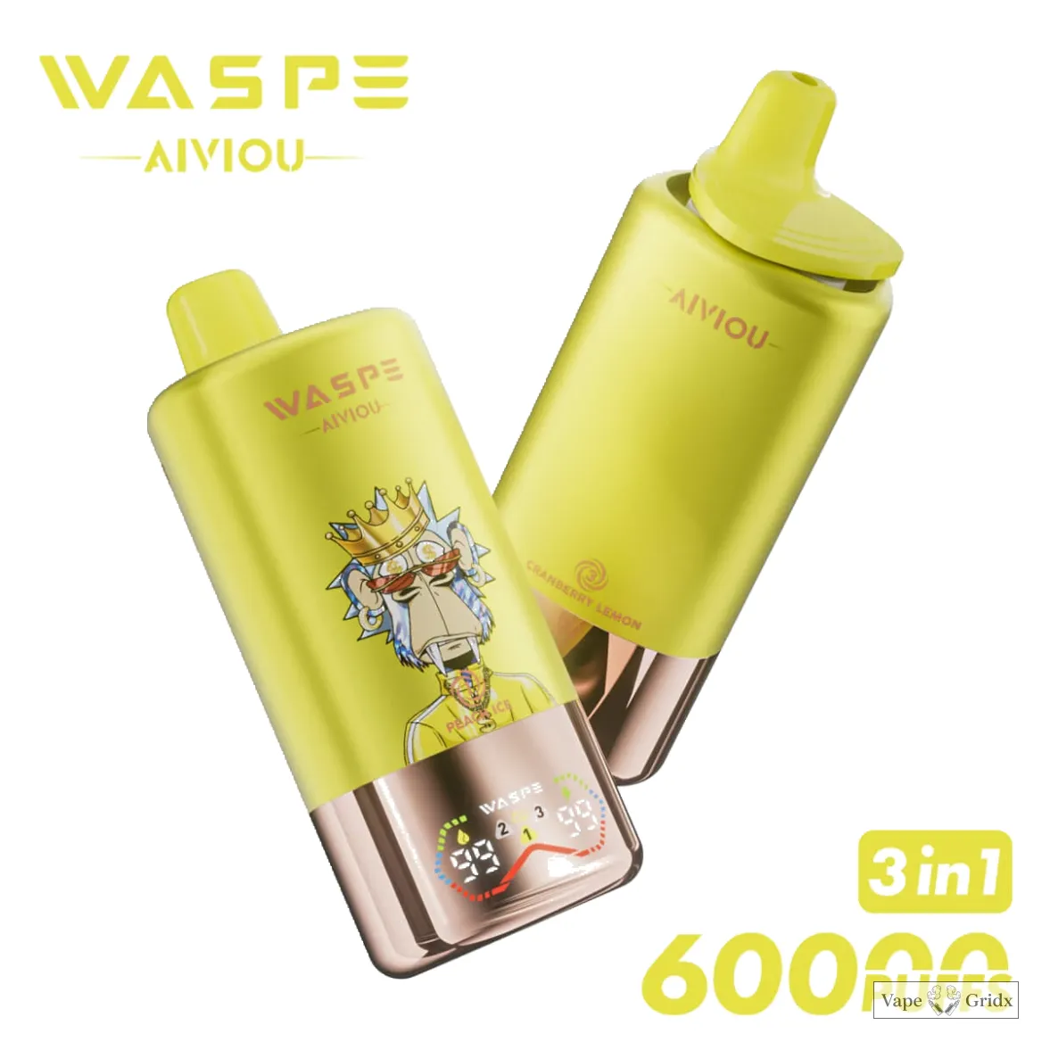 WASPE Bar 60000 60K Trekjes LED Display Wegwerp Vape - image 13