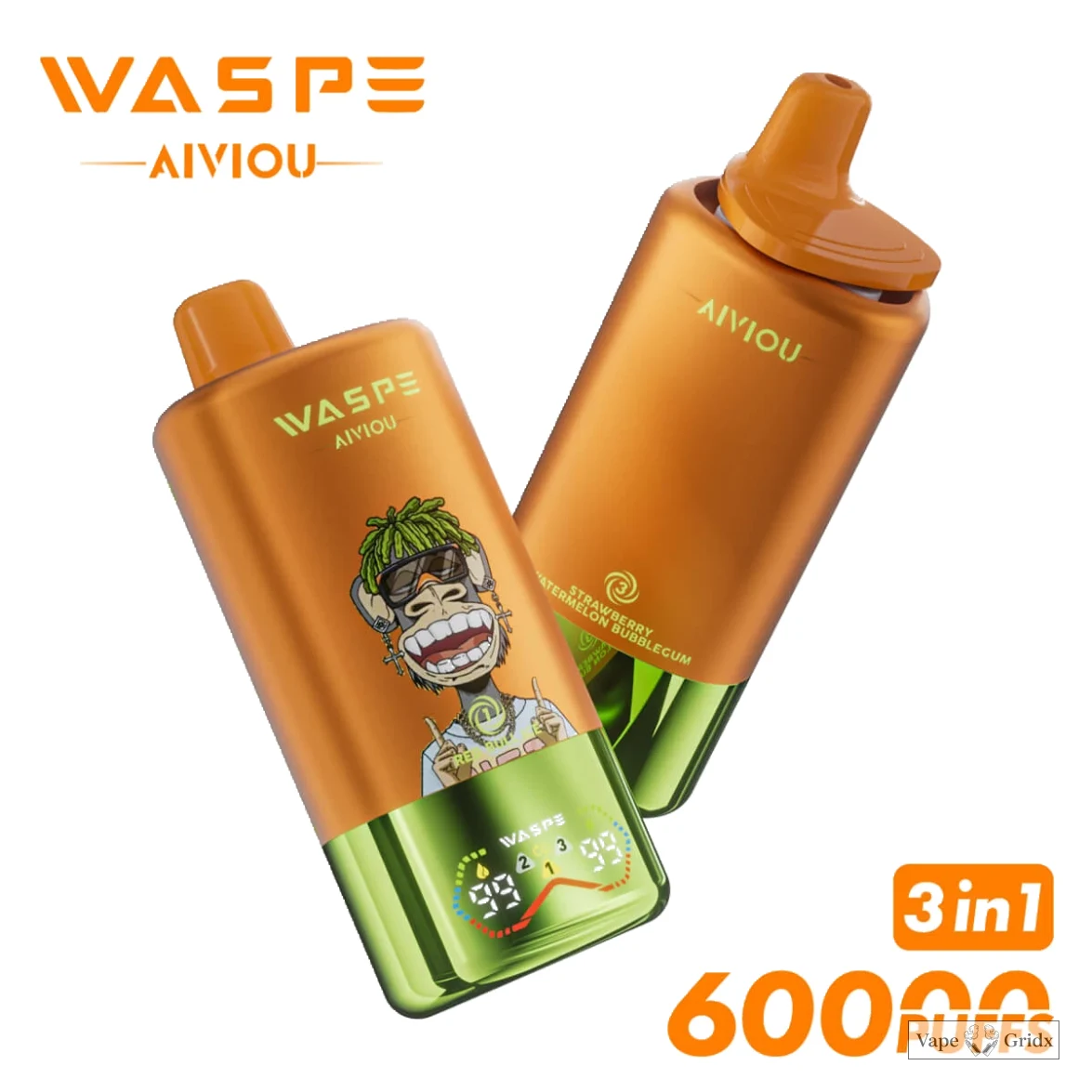 WASPE Bar 60000 60K Trekjes LED Display Wegwerp Vape - image 14